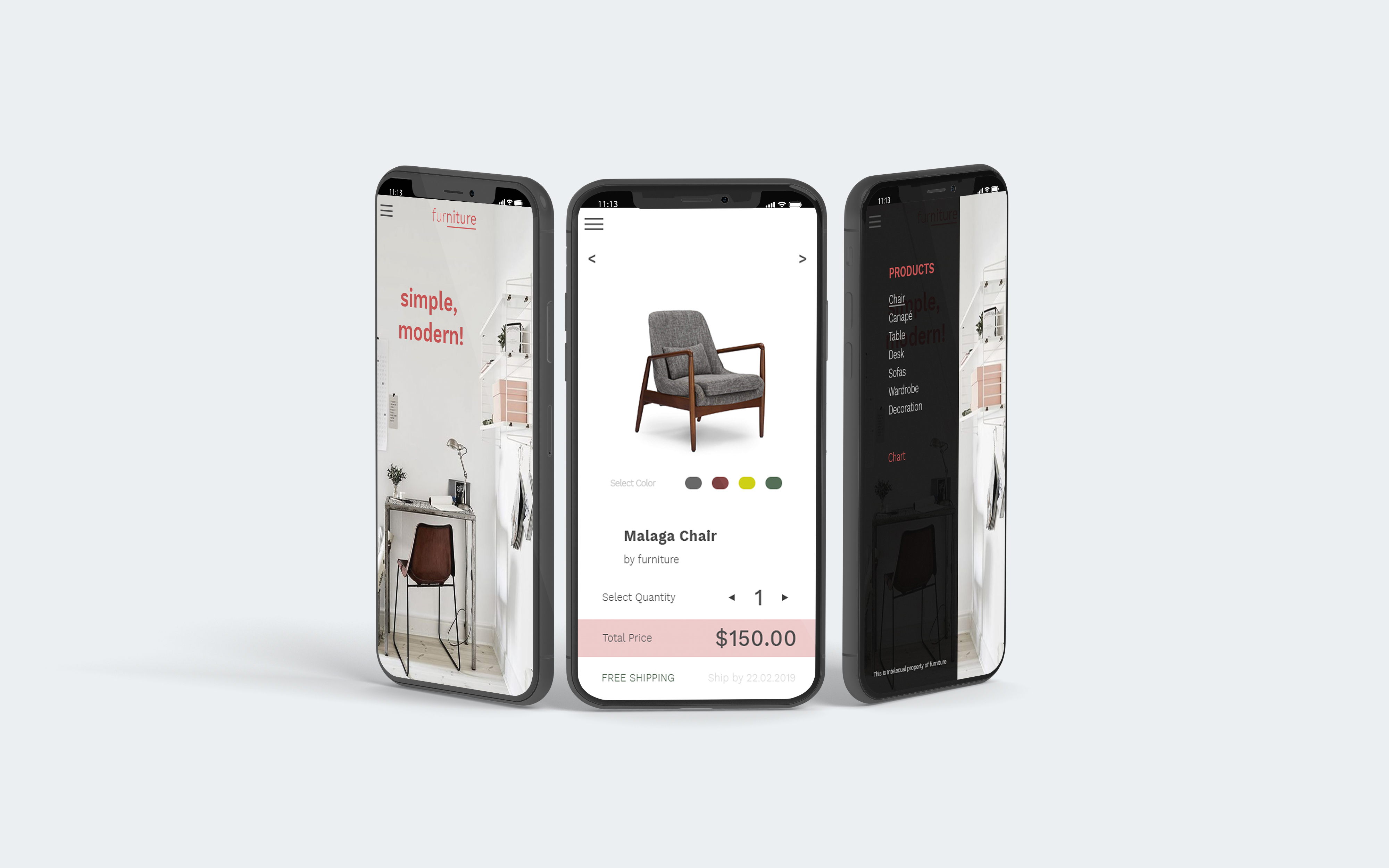 Furniture store App by Stojanov.f Furniture store App in Mobile Apps Design Inspiration by Stojanov.f