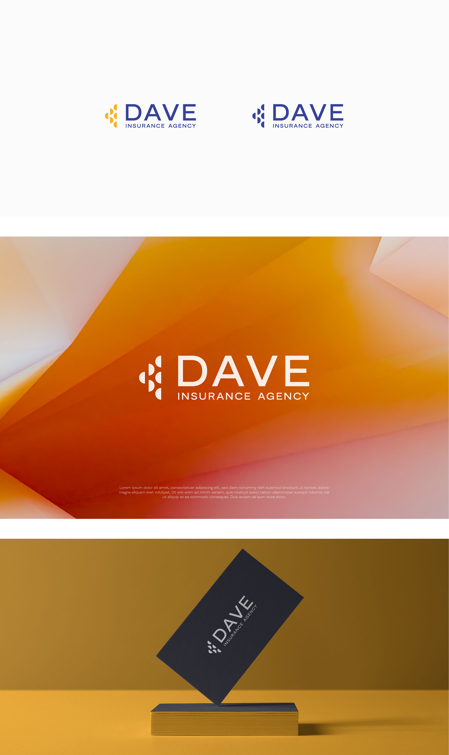 Dave Insurance Agency - Logo Design in Logo Design Inspiration by Blackrt