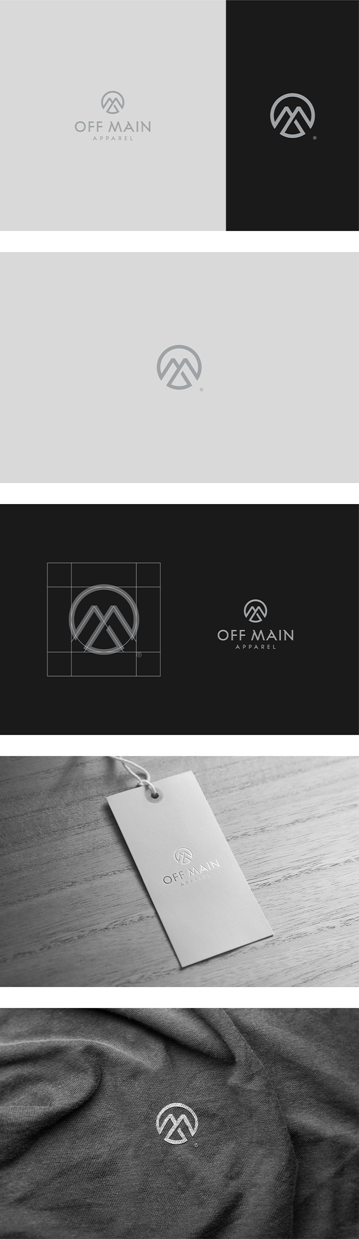 OFF MAIN APPAREL by Blackrt OFF MAIN APPAREL in Logo Design Inspiration by Blackrt