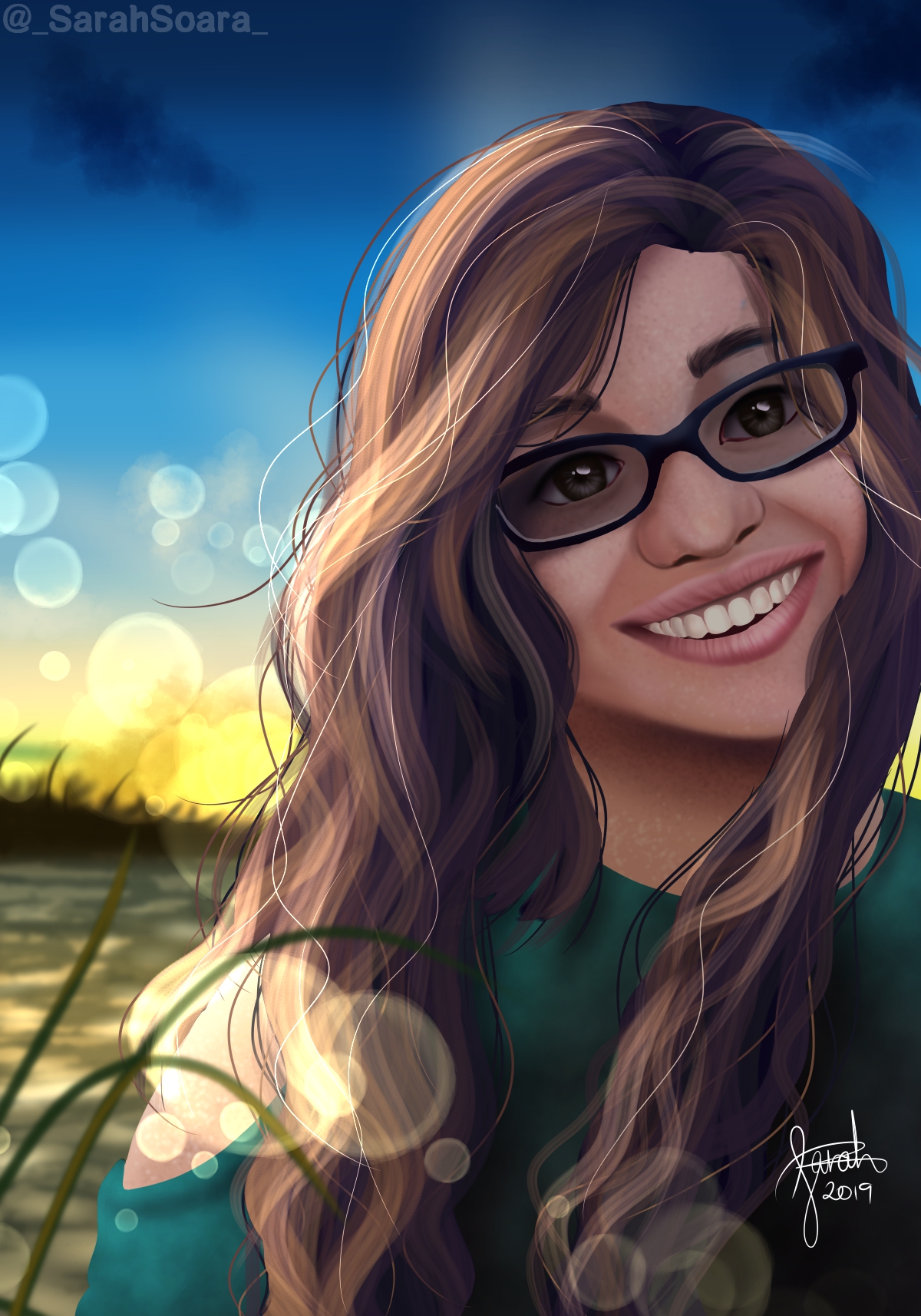 Smile in Digital Art Inspiration by Sarah Shibah