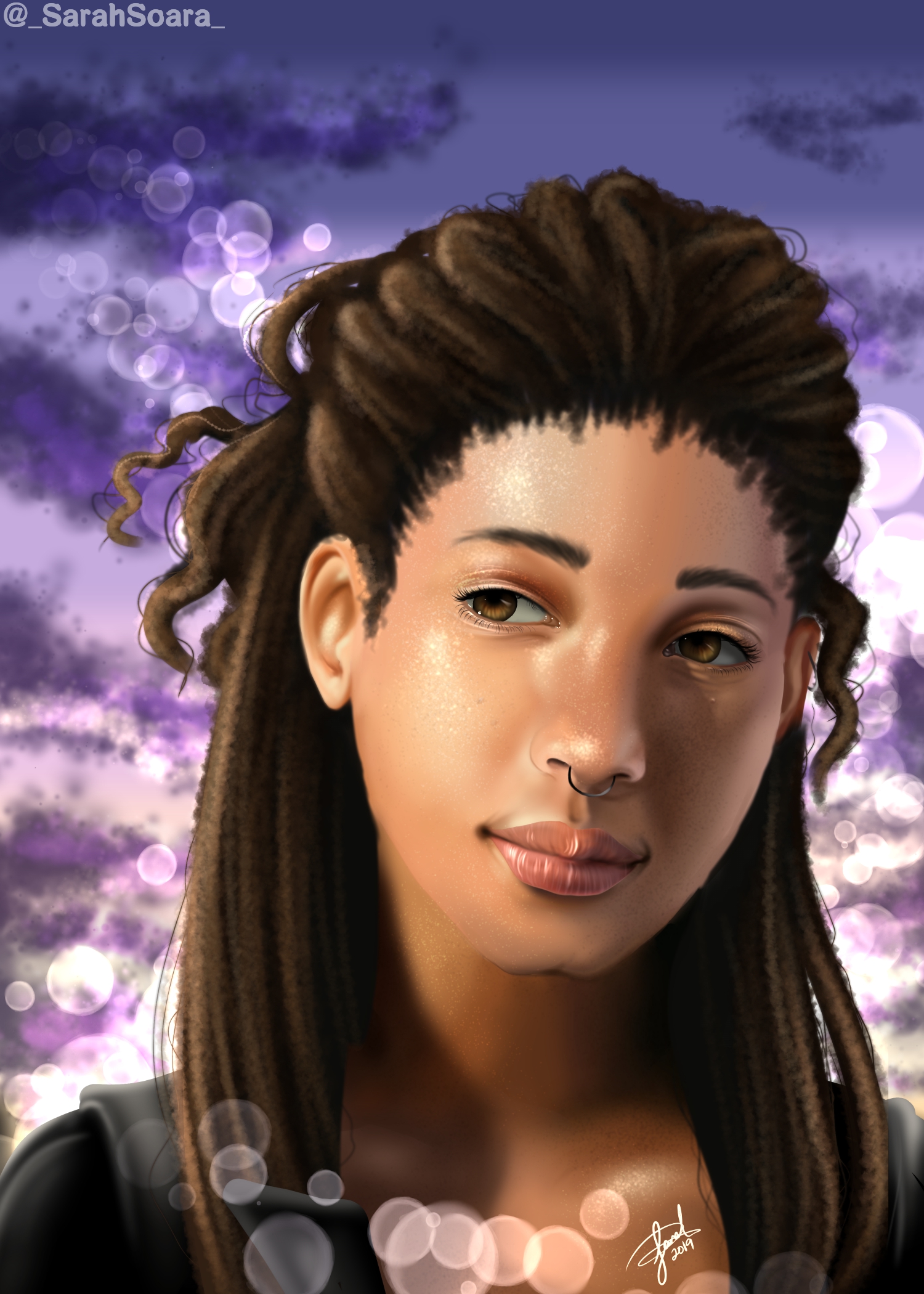 Willows Glow in Digital Art Inspiration by Sarah Shibah