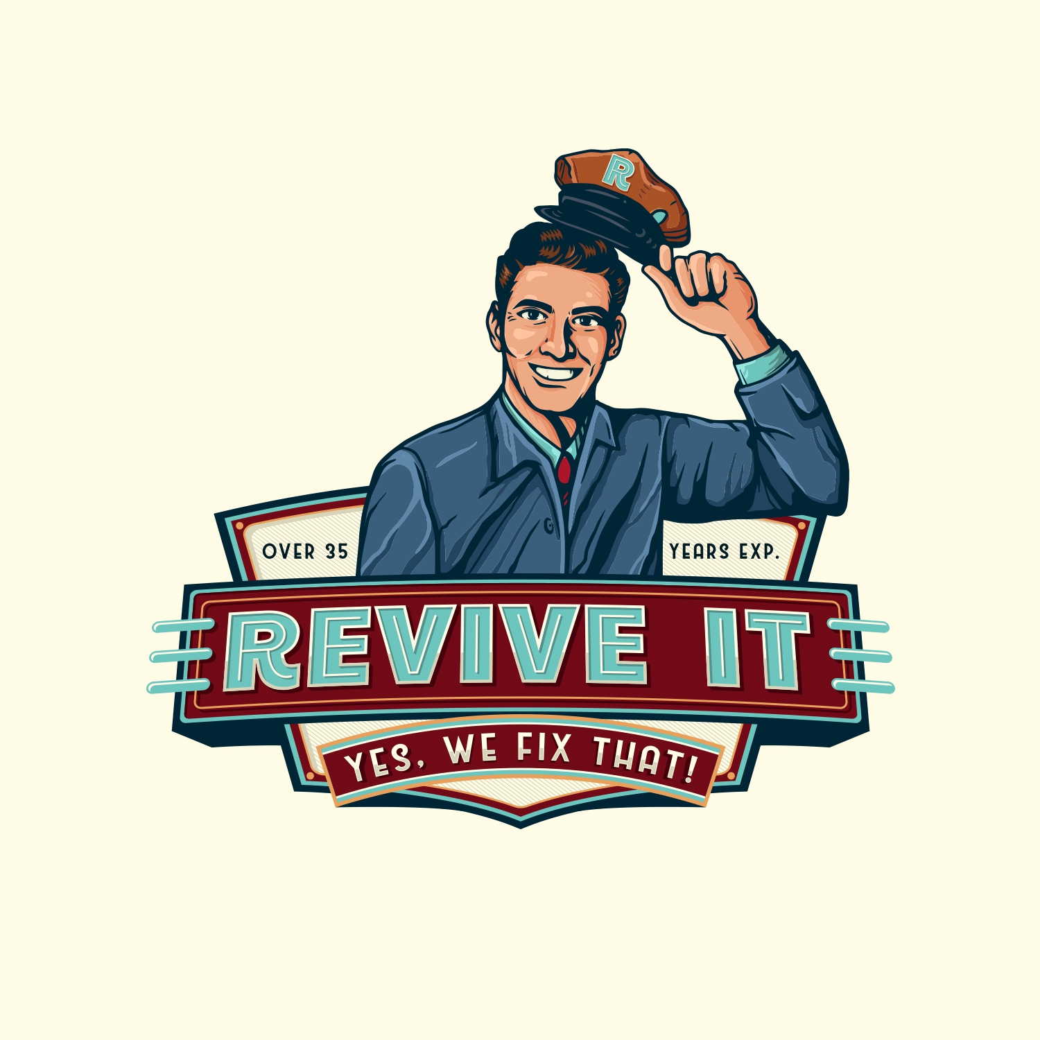 vector illustrator iconic mascot by Rumahkayustudio vector illustrator iconic mascot in Illustration and Graphics Inspiration by Rumahkayustudio