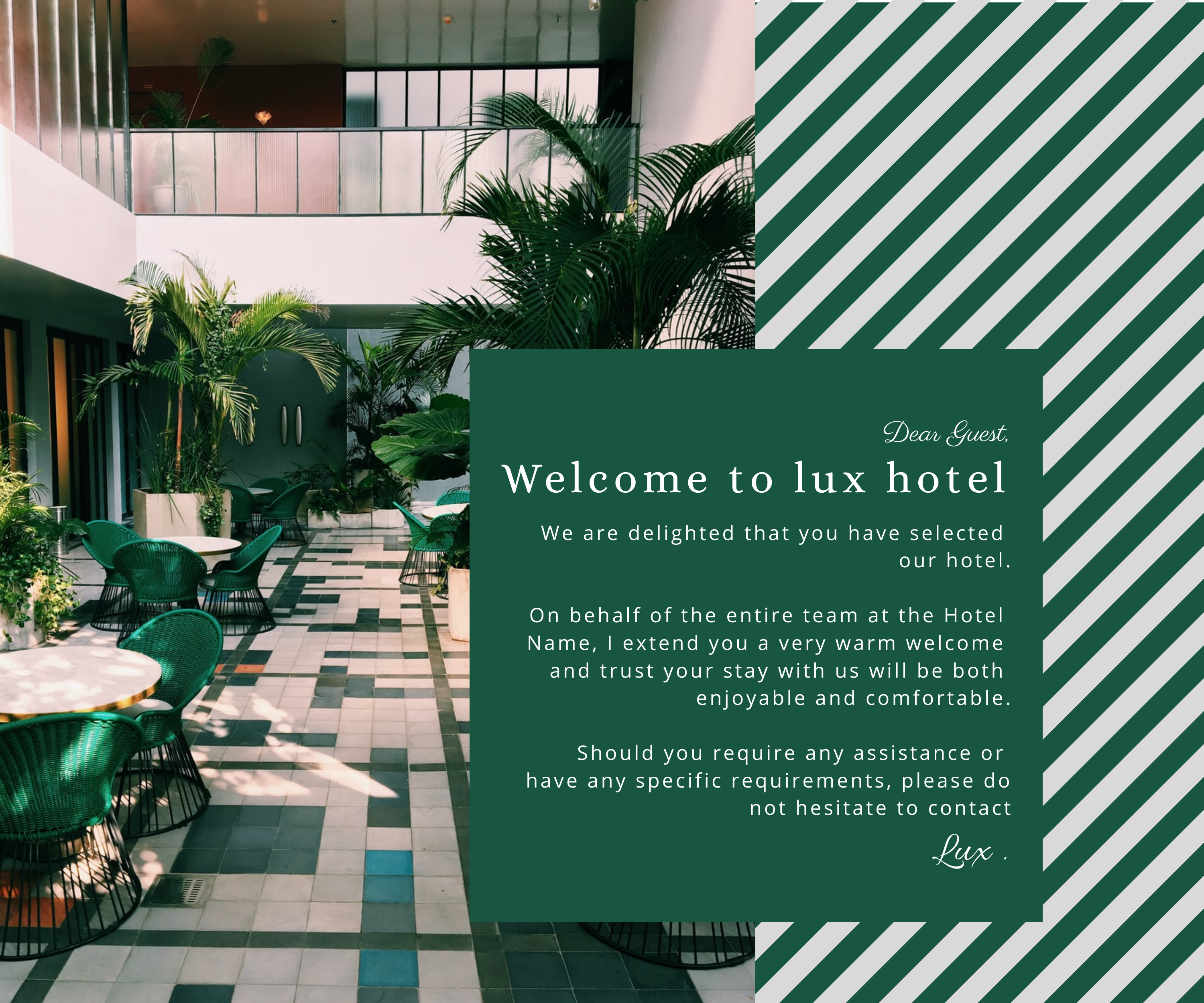 Welcome Guest Card in Card Inspiration by Dita Chaerunnisa Putri