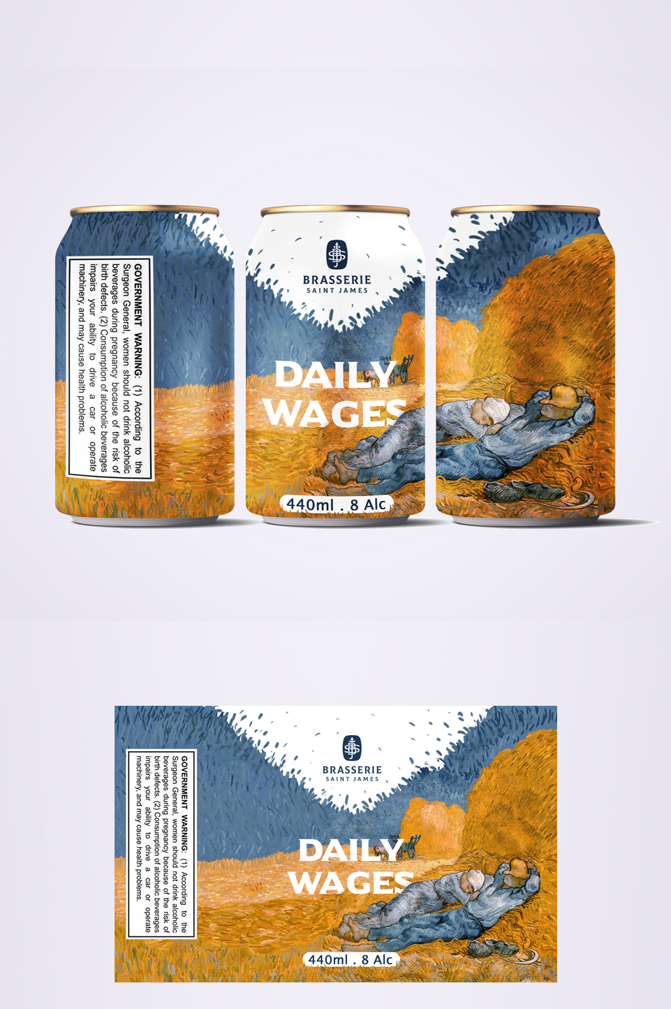 daily wages beer by Arengard Studio daily wages beer in Label Design Inspiration by Arengard Studio