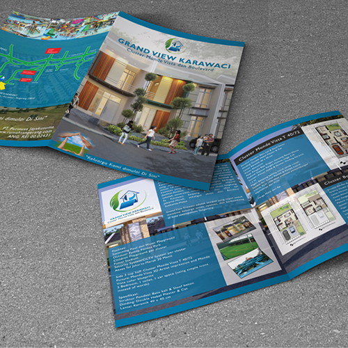 GRAND VIEW KARAWACI in Brochure Design Inspiration by Dewaruci