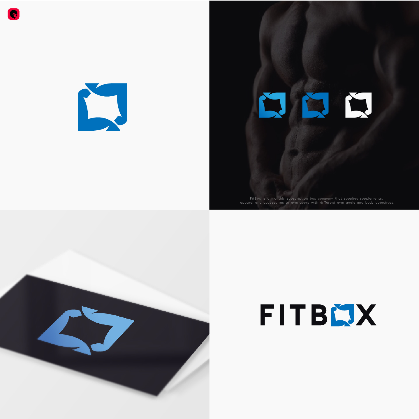 Fit Box Logo For Physical Fitness By dirtyapesTM Studios 45048 - Designhill