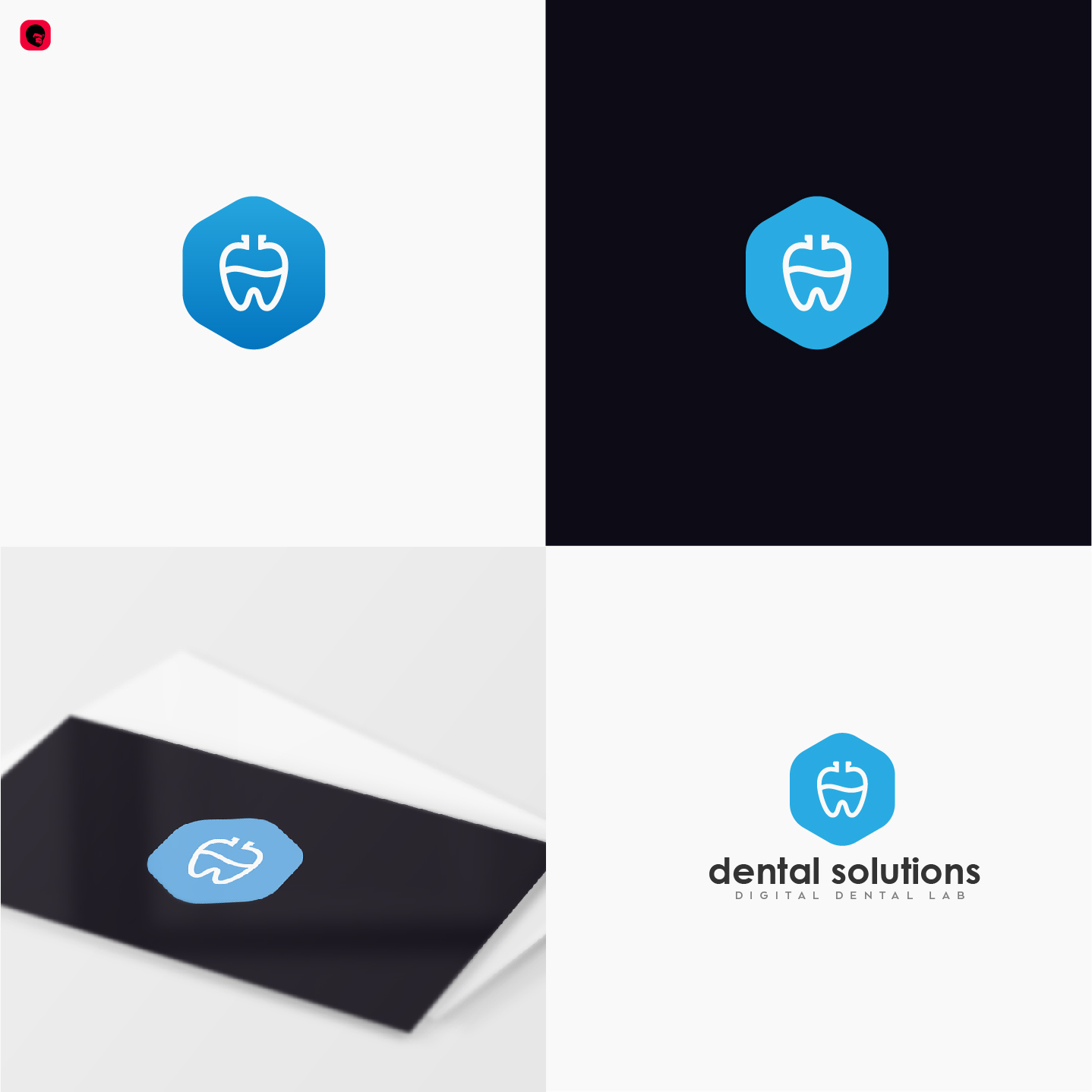 dental lab logo by Dirtyapestm Studios dental lab logo in Logo Design Inspiration by Dirtyapestm Studios