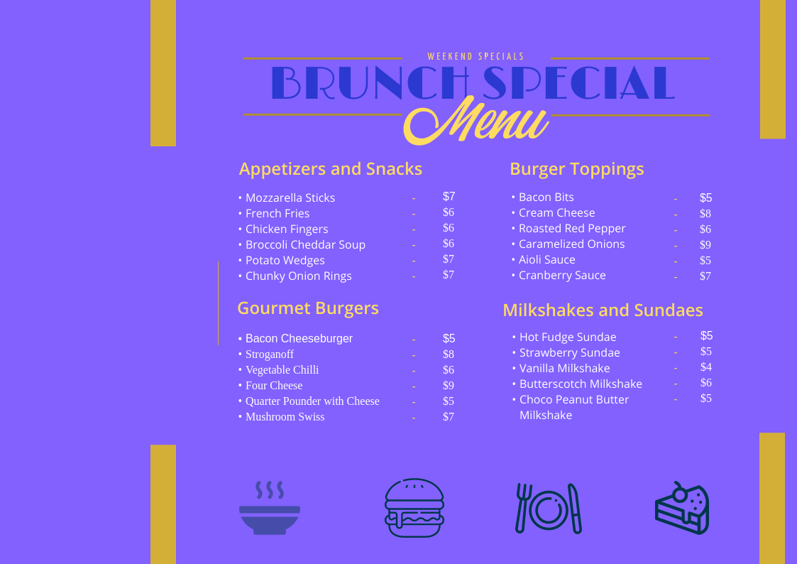 Den's buffet special by Dennis Moyo Den's buffet special in Menu (Landscape) Inspiration by Dennis Moyo