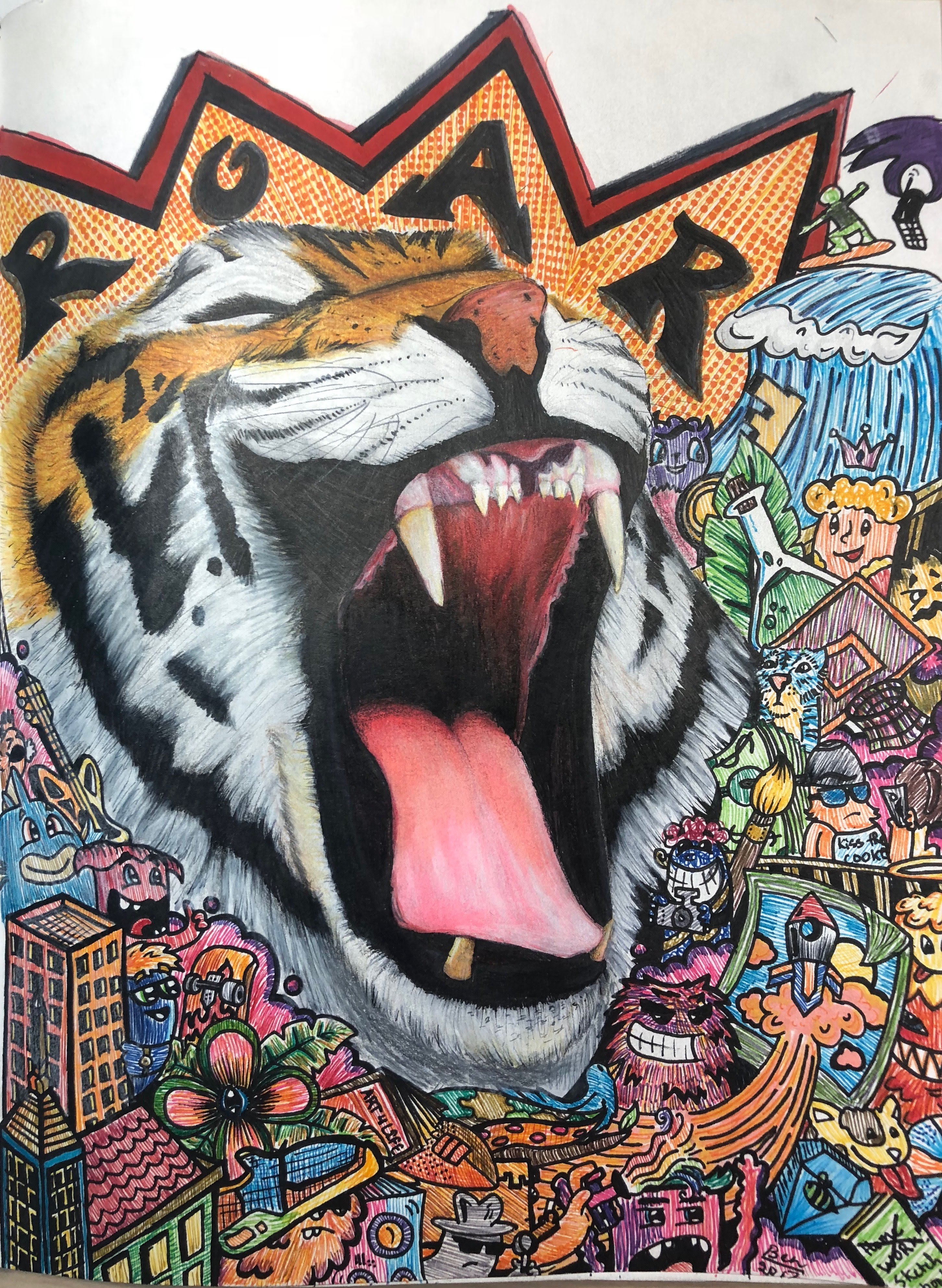 R.O.A.R in Visual Art Inspiration by Ben Bui