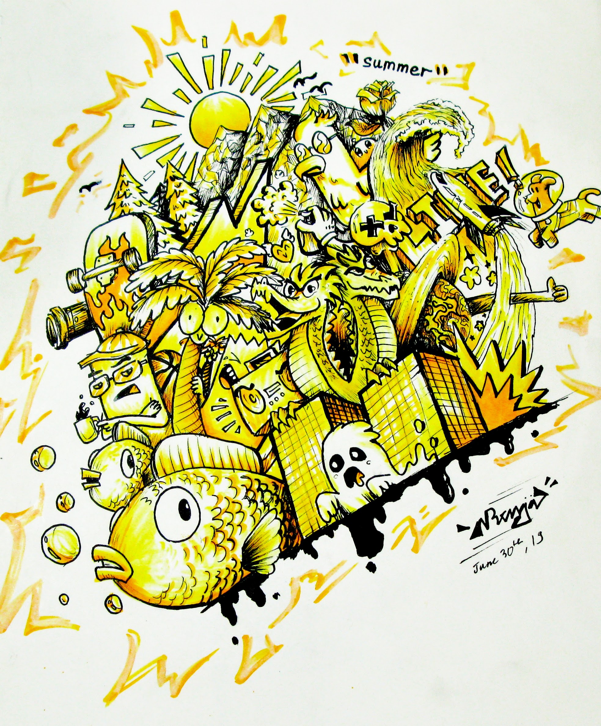 Summer by Ben Bui Summer in Visual Art Inspiration by Ben Bui
