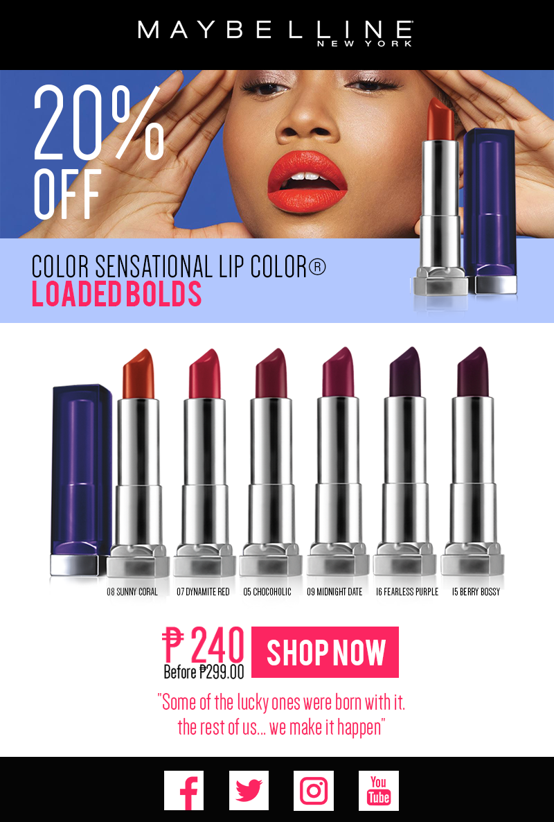 Maybelline Newsletter Sample by Lmf.designs Maybelline Newsletter Sample in Newsletter Design Inspiration by Lmf.designs