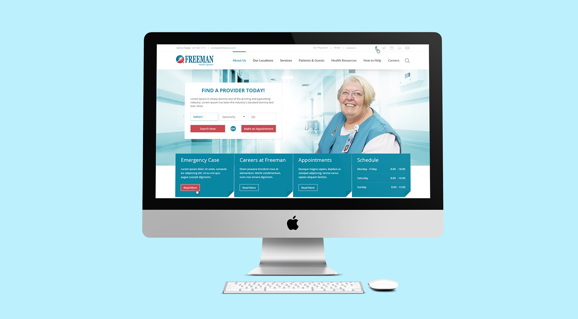 Freeman Home page by Manarpan189 Freeman Home page in Landing page design Inspiration by Manarpan189