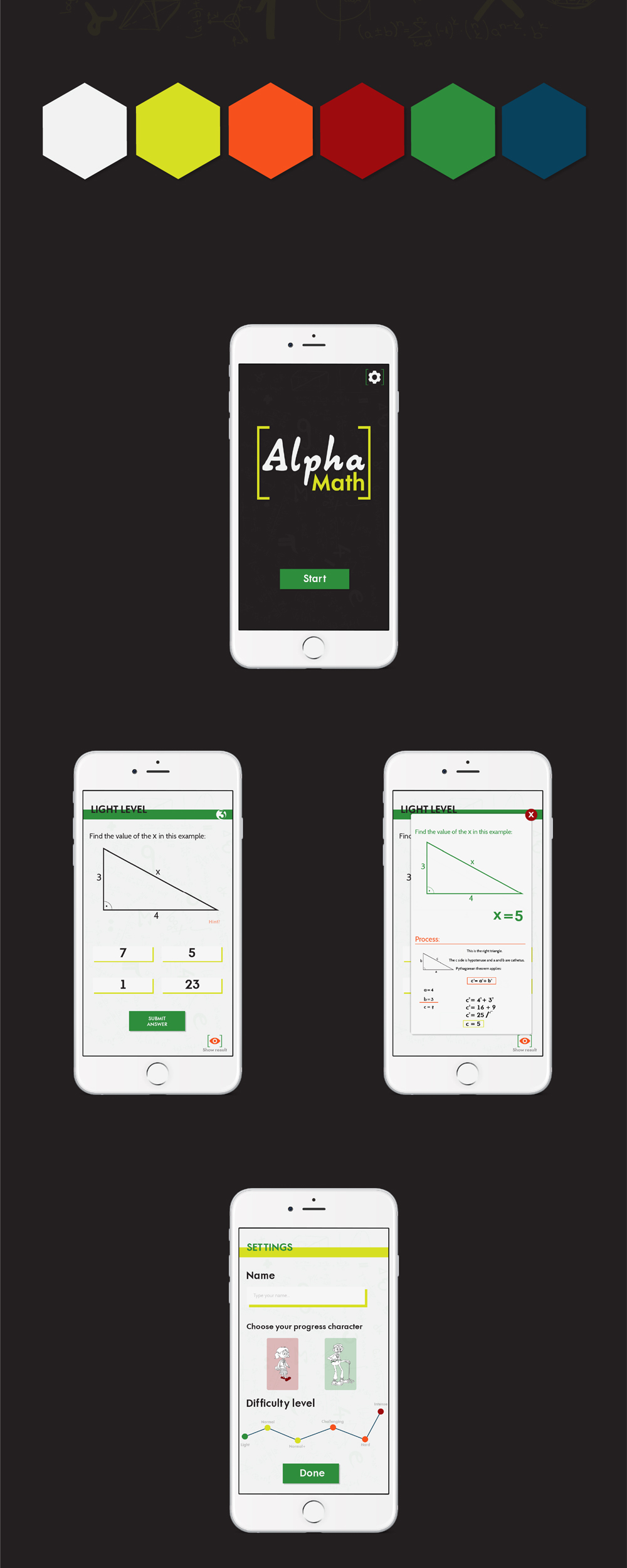 Math learning iOS app by Logolas Math learning iOS app in Mobile Apps Design Inspiration by Logolas