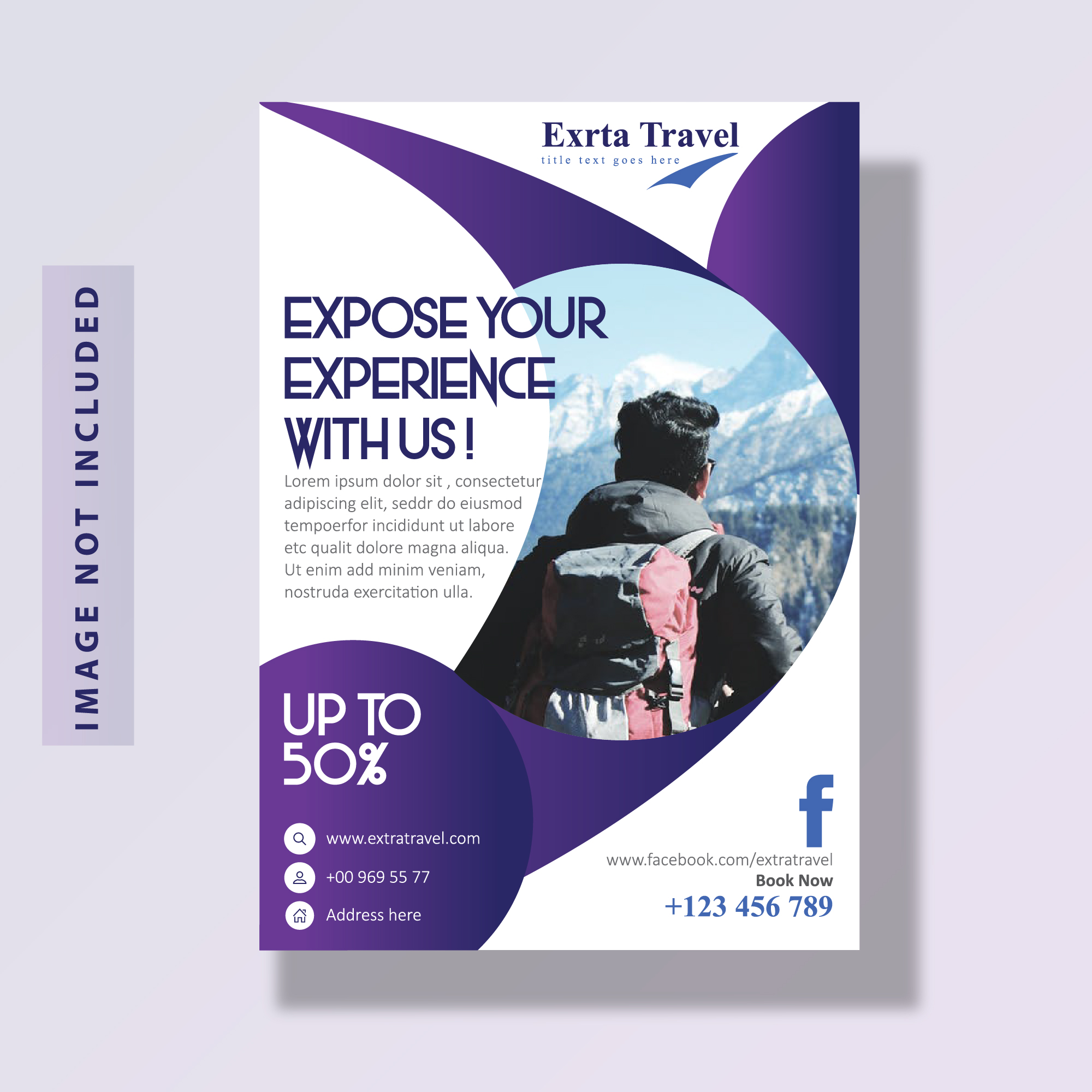 Business Travailing Flyer in Brochure Design Inspiration by Mohammad Sojib