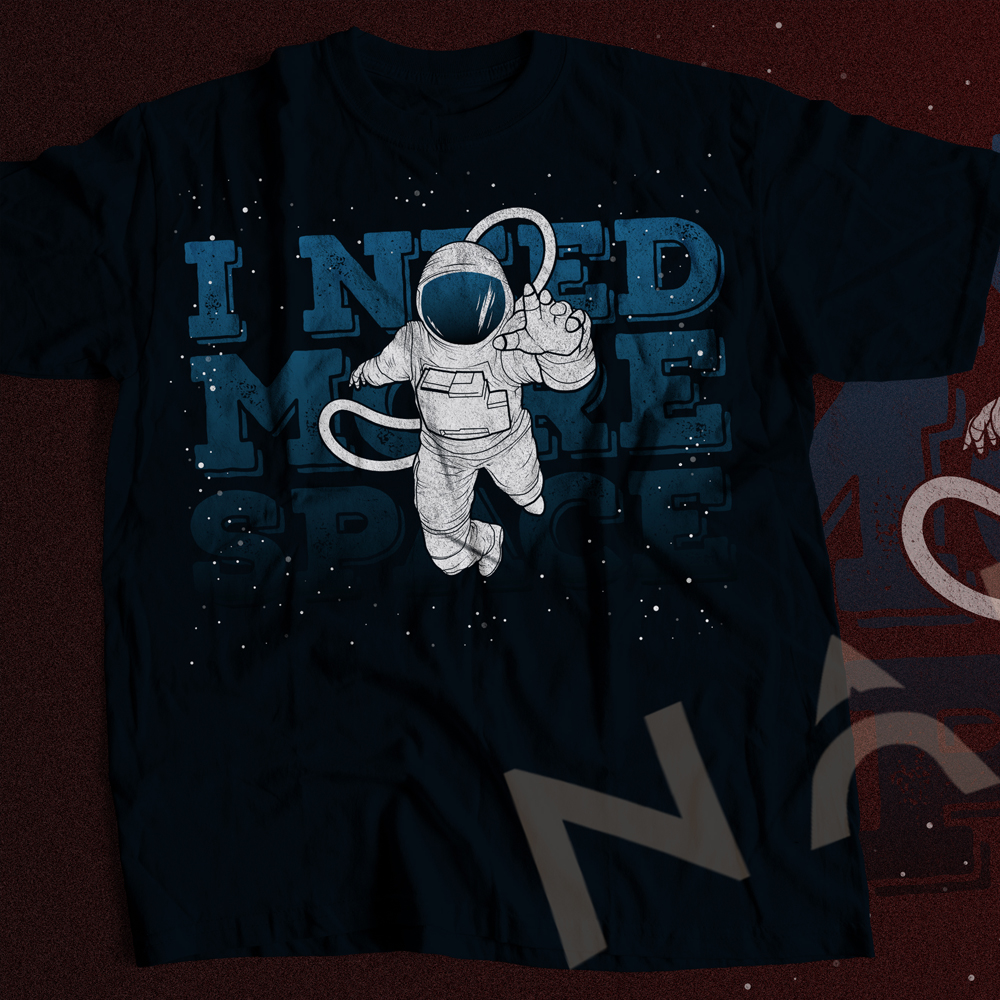Astronaut Shirt by Nardb Astronaut Shirt in T-Shirt Design Inspiration by Nardb