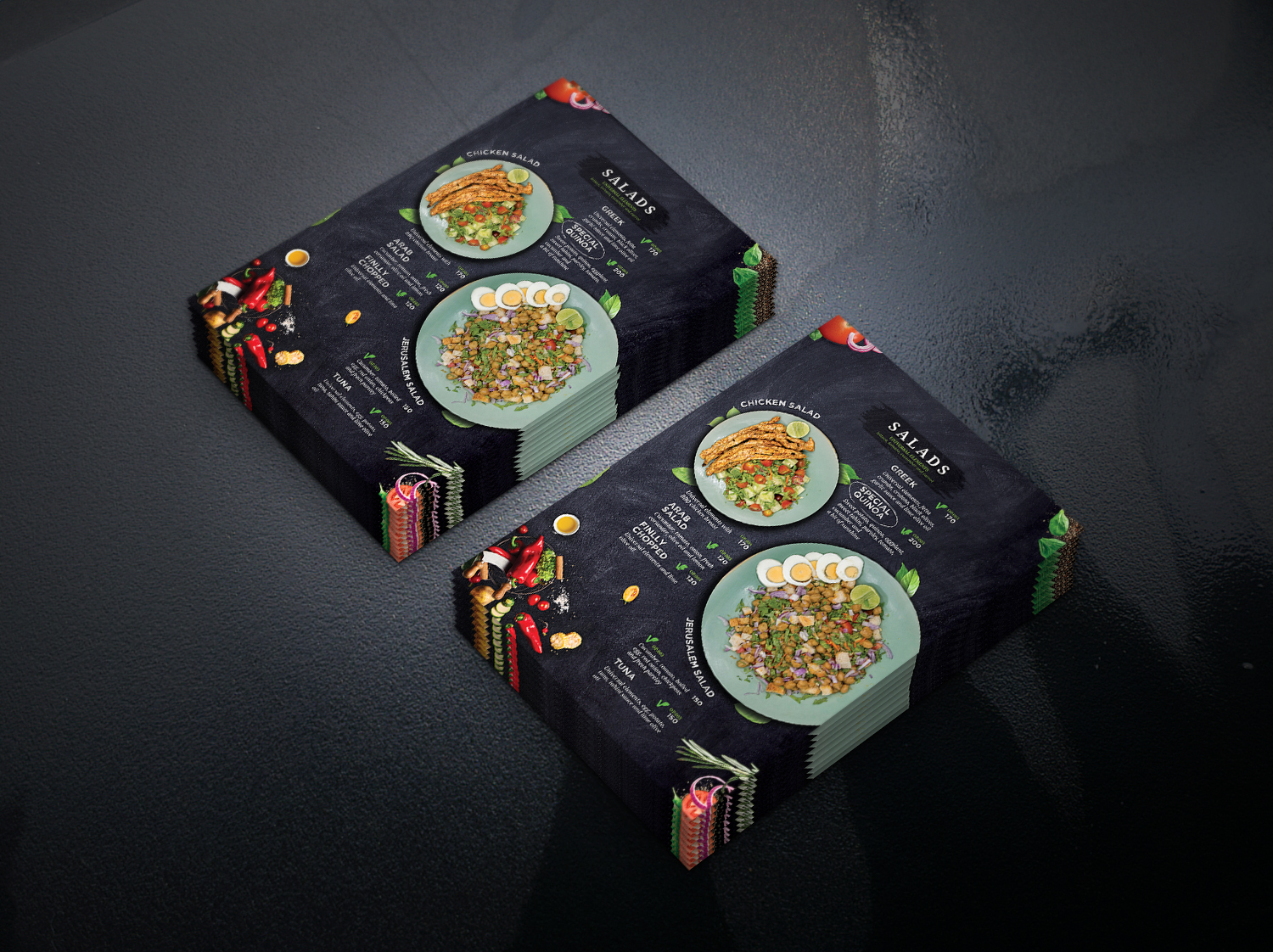 Restaurant Menu in Menu Design Inspiration by Elena Peneva