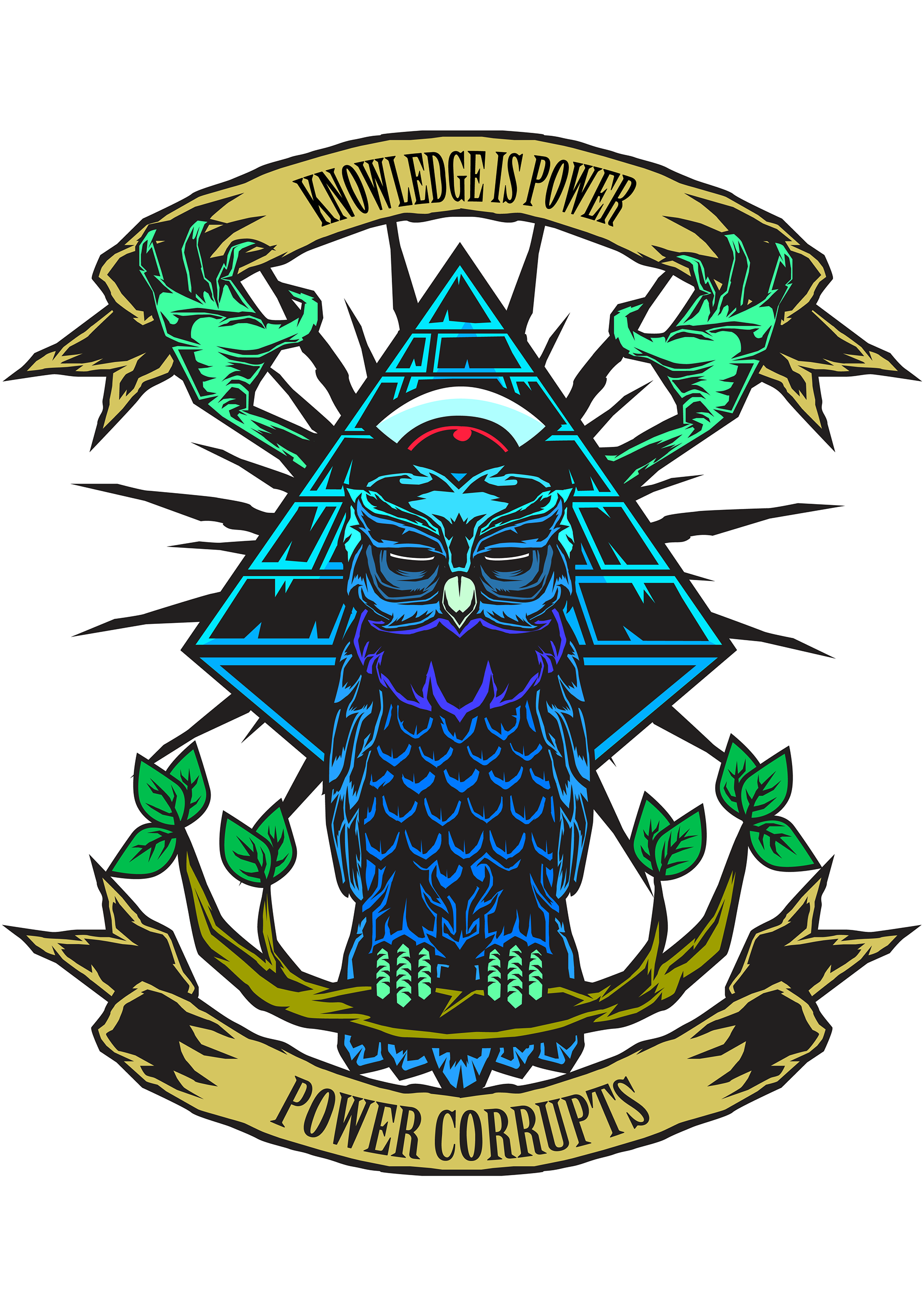 Knowledge by Jerick Allado Knowledge in T-Shirt Design Inspiration by Jerick Allado