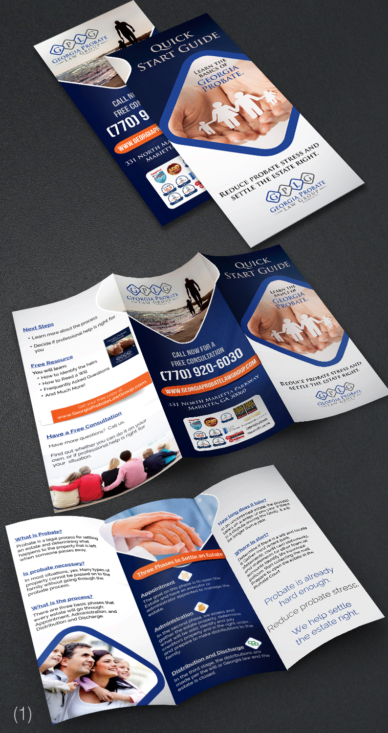 Tri fold brochure design in Brochure Design Inspiration by Mhafizqasim