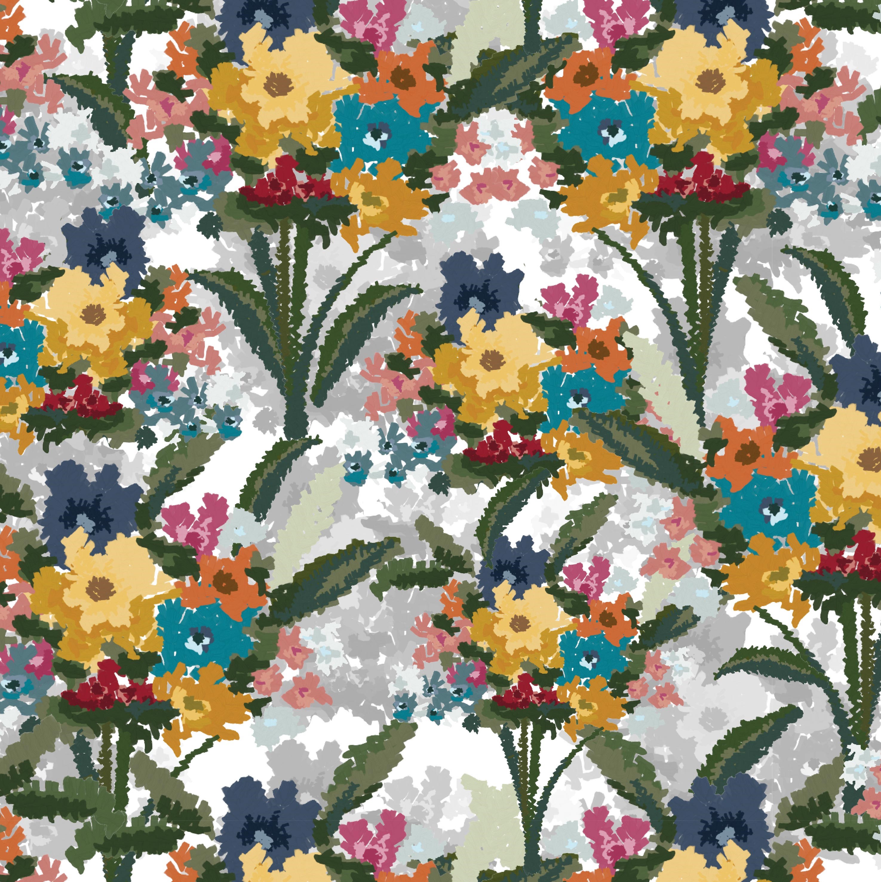IMPRESSIONIST BOUQUET in Digital Art Inspiration by Astha Rakesh