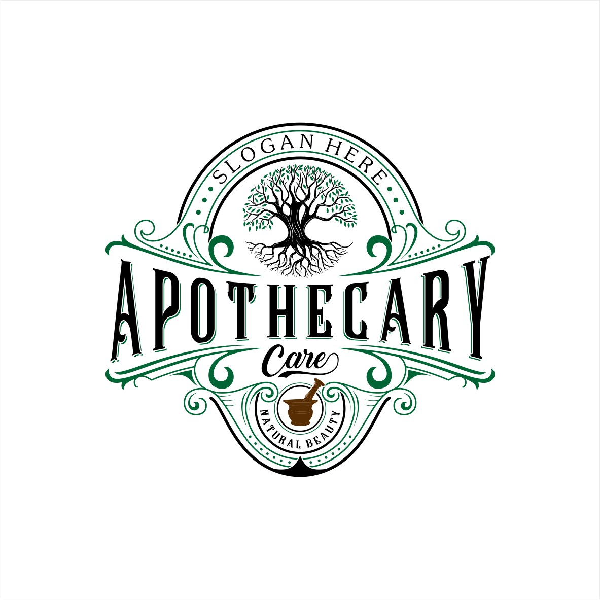 apothecary vintage logo by Rinawindaryanti apothecary vintage logo in Logo Design Inspiration by Rinawindaryanti