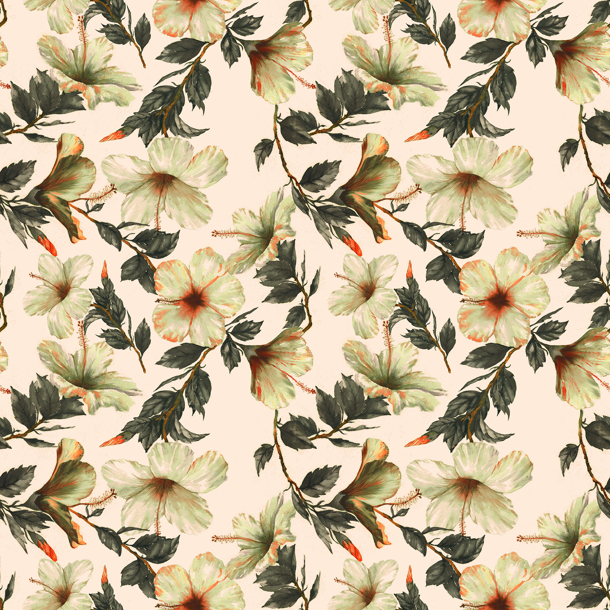 Hawaian Mood in Pattern & Surface Design Inspiration by Anastasia Kobernyk
