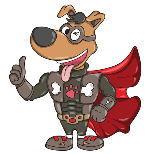 Dog Hero Character by Papatuju Dog Hero Character in Illustration and Graphics Inspiration by Papatuju