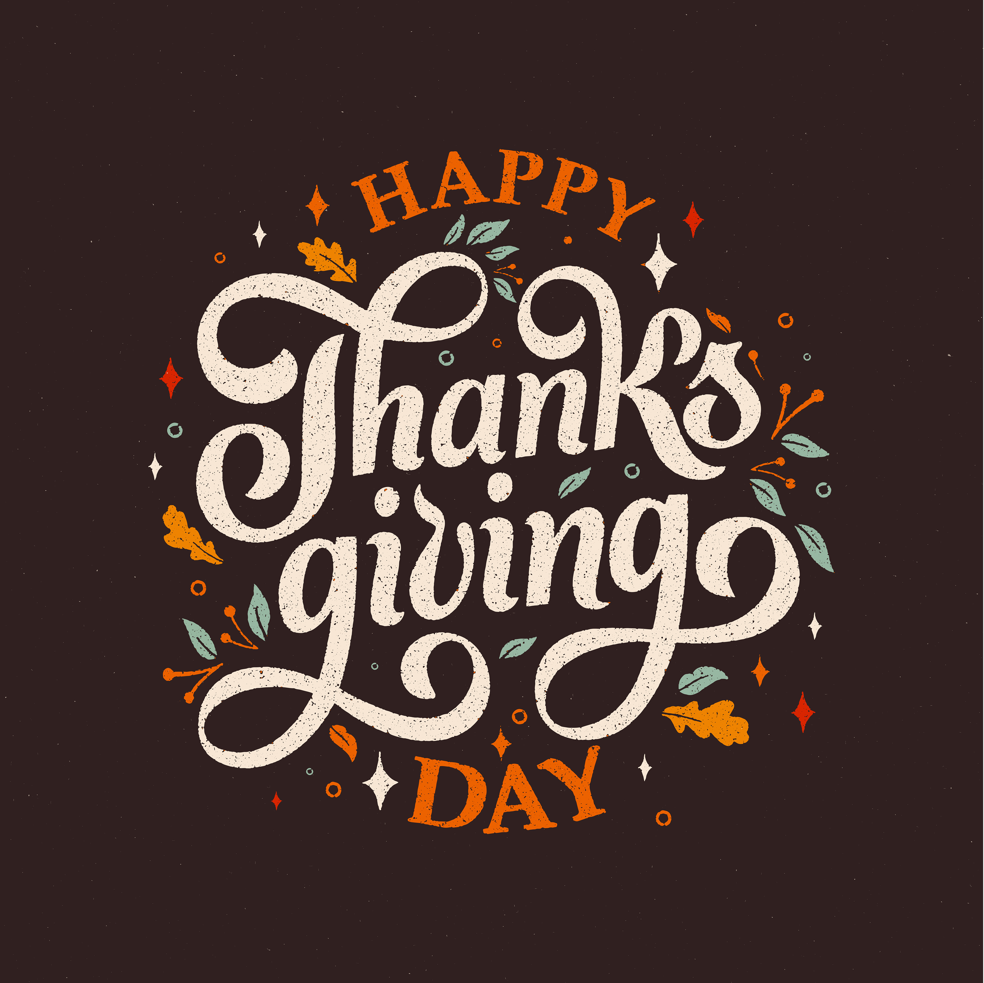 Thanksgiving Lettering By Anna Kosheleva 272486 - Designhill