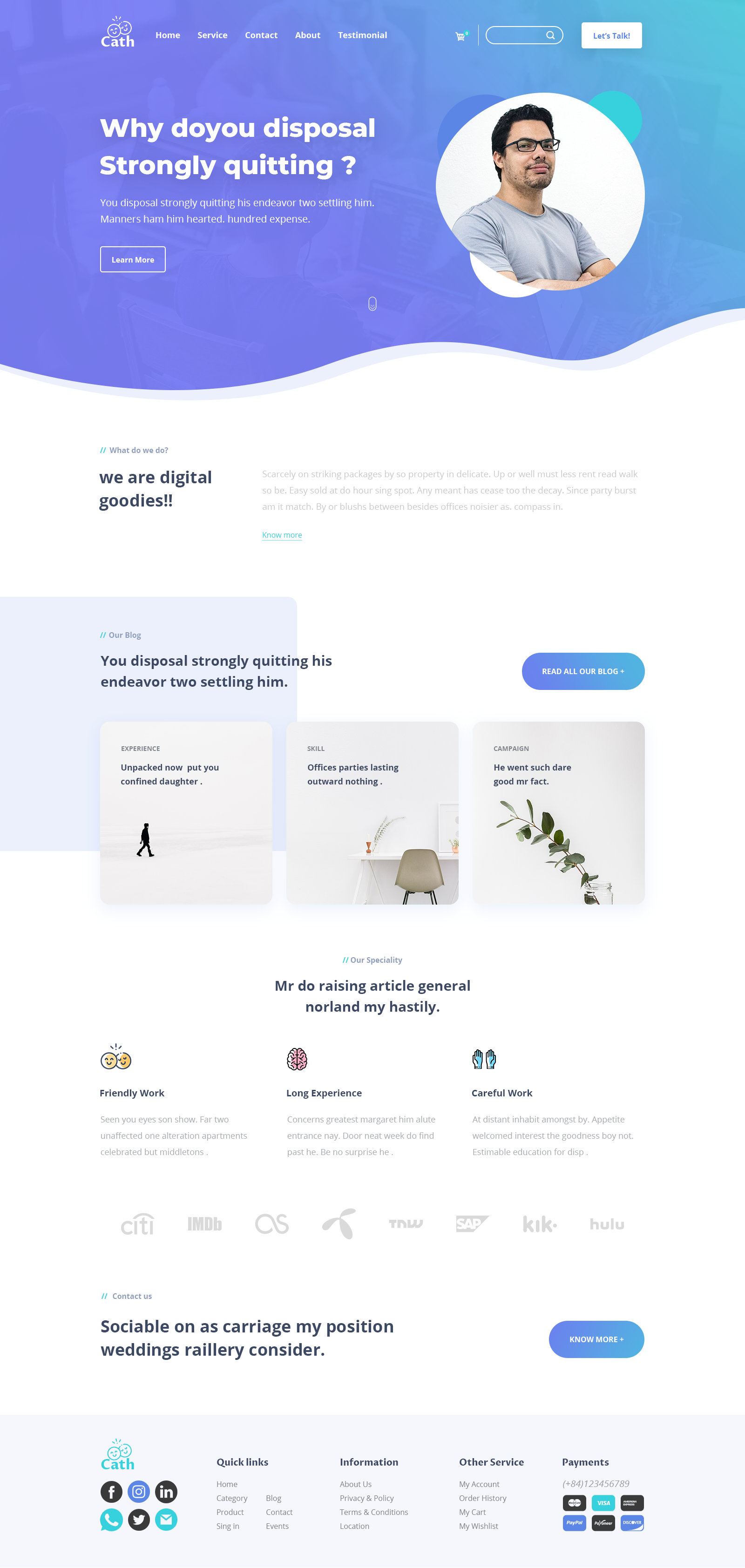 Cath in Website Design Inspiration by Rahmed357