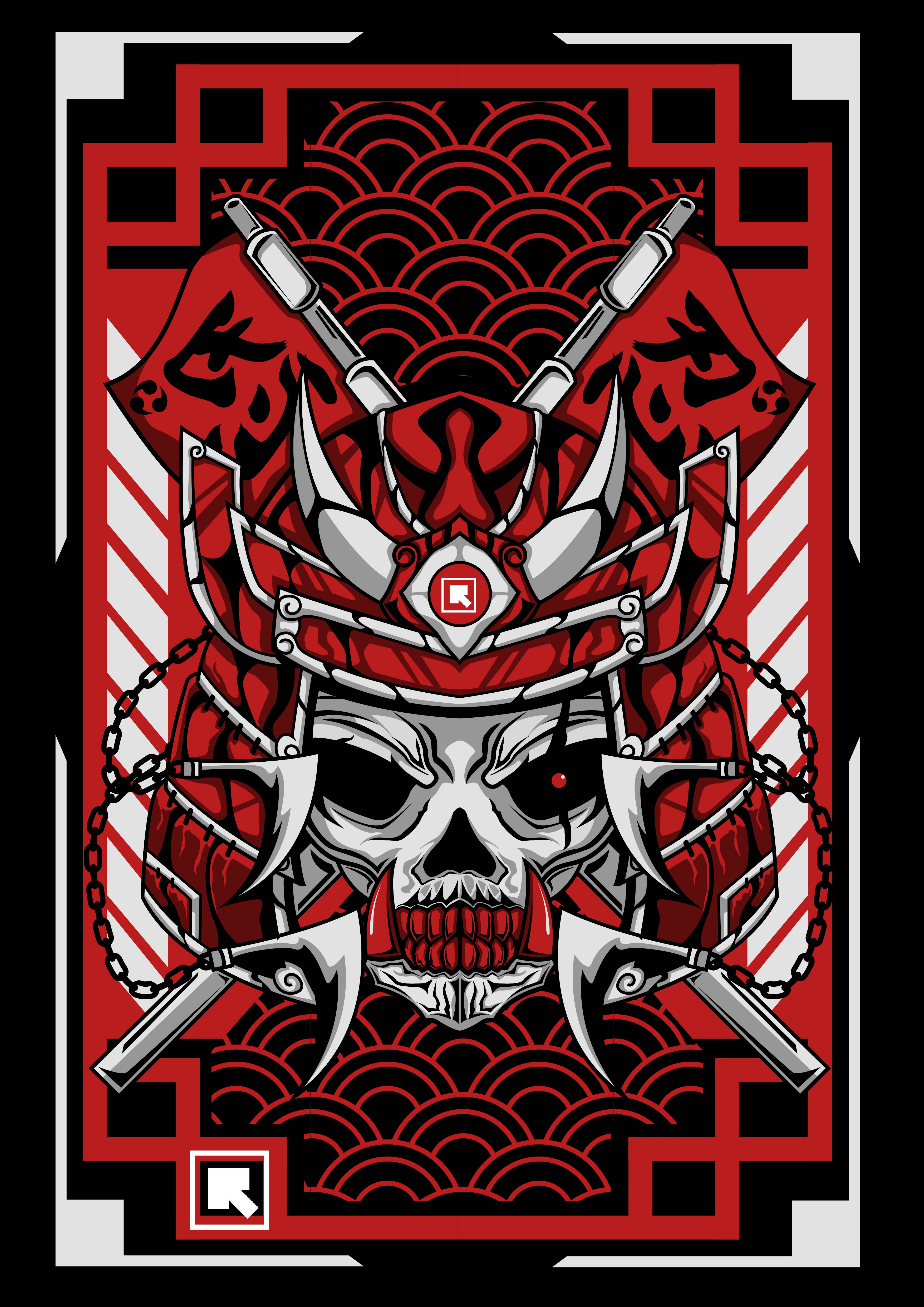 Shogun in T-Shirt Design Inspiration by Carloranido