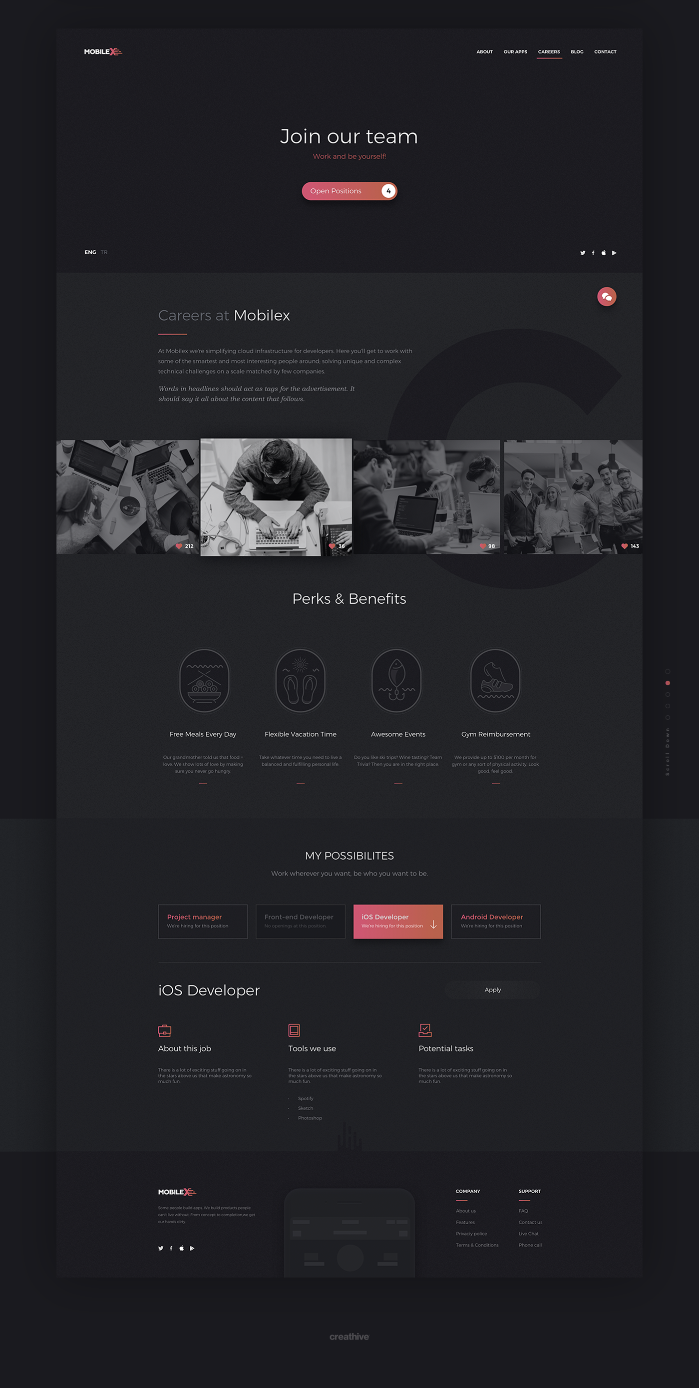 Mobilex by Lera Jenkins Mobilex in Website Design Inspiration by Lera Jenkins