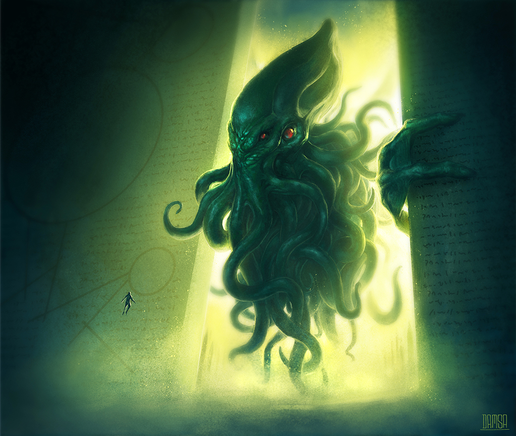 At the gates of R'lyeh by Damir Omić At the gates of R'lyeh in Digital Painting Inspiration by Damir Omić
