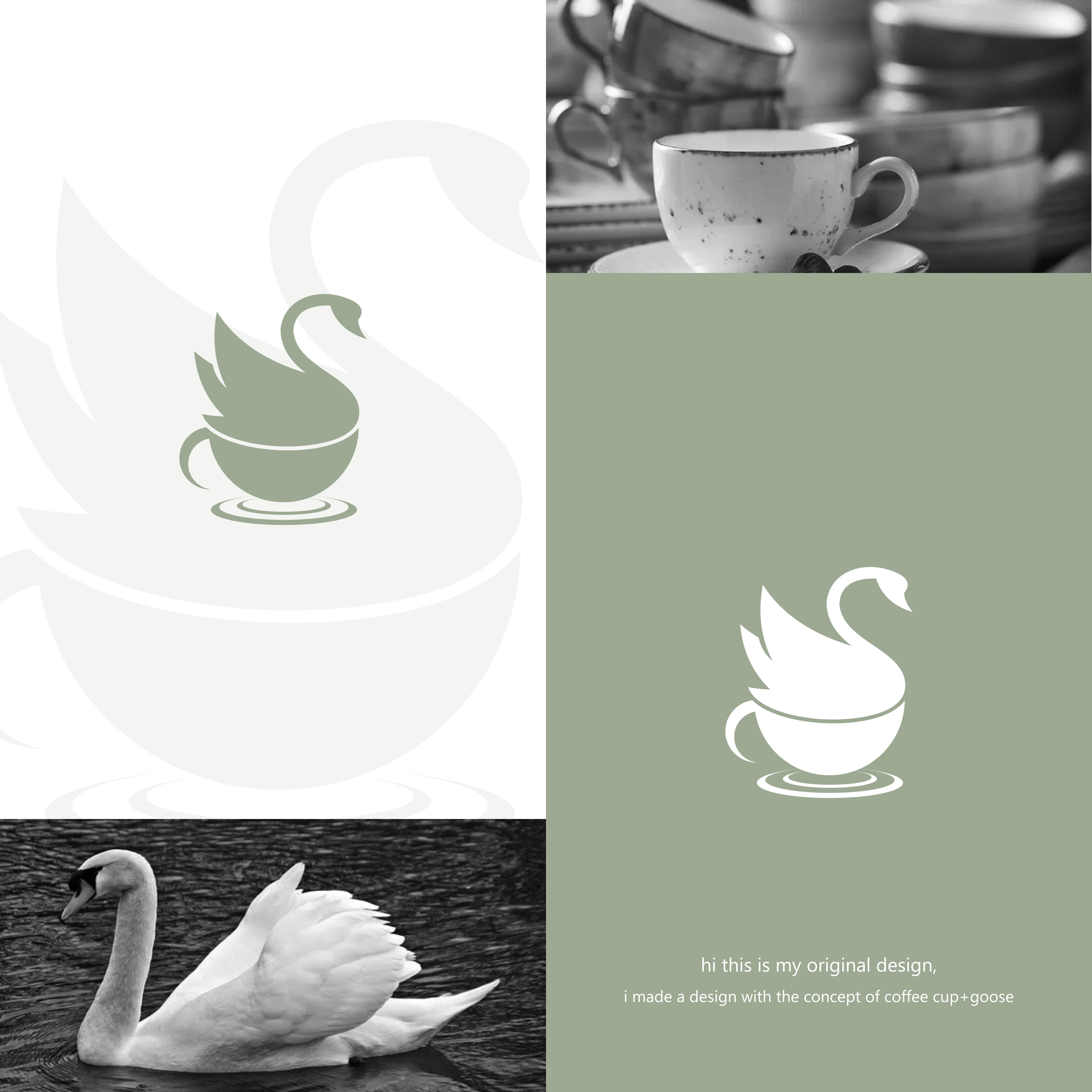 cup goose logo in Logo Design Inspiration by Oc