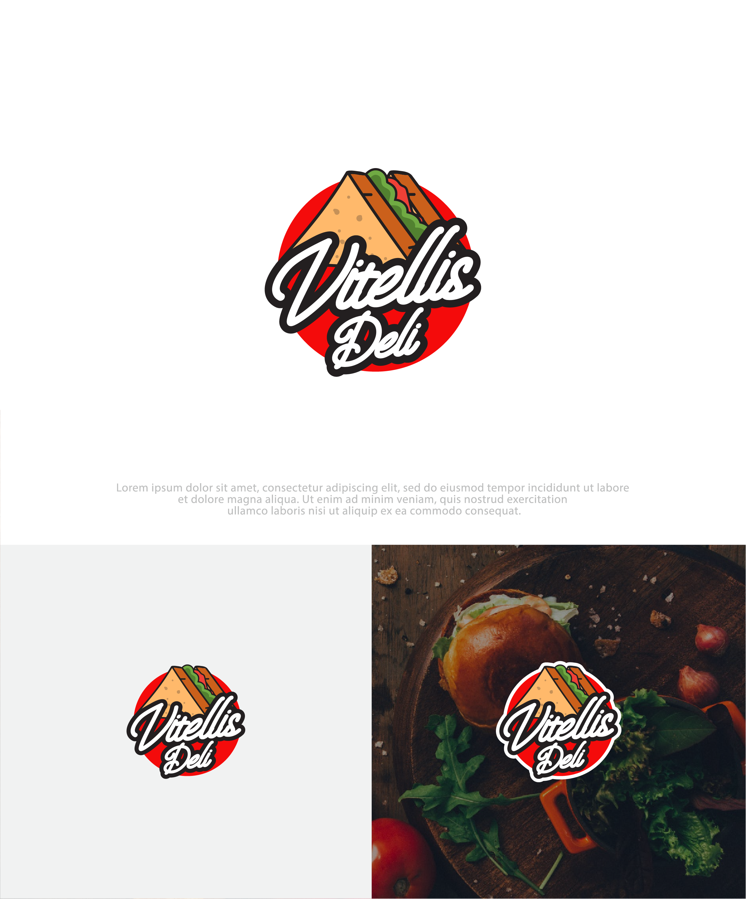Vitellis Deli by Md Latif Mamun Vitellis Deli in Logo Design Inspiration by Md Latif Mamun