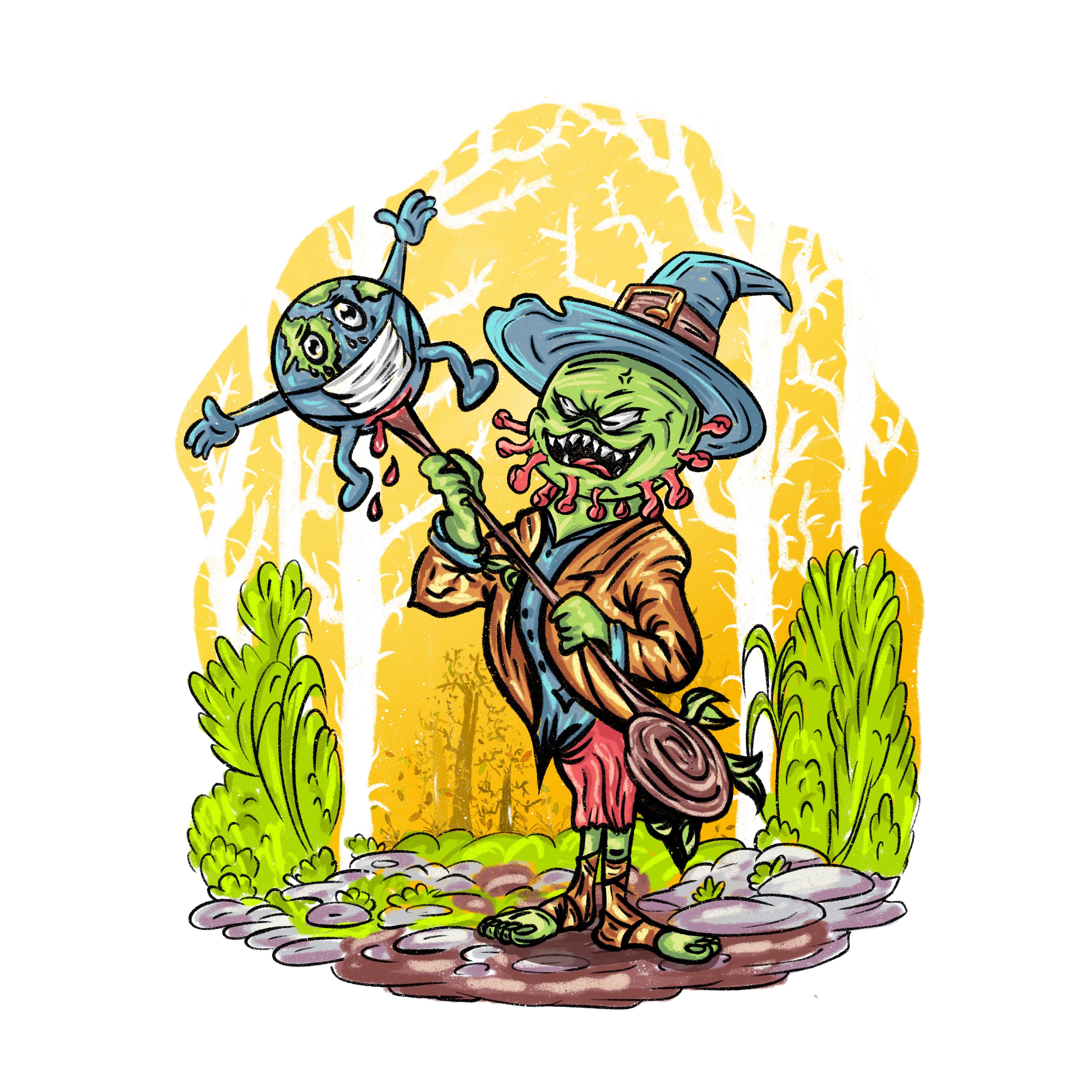 Save the earth by Hazed Save the earth in Cartoon & Caricature Inspiration by Hazed