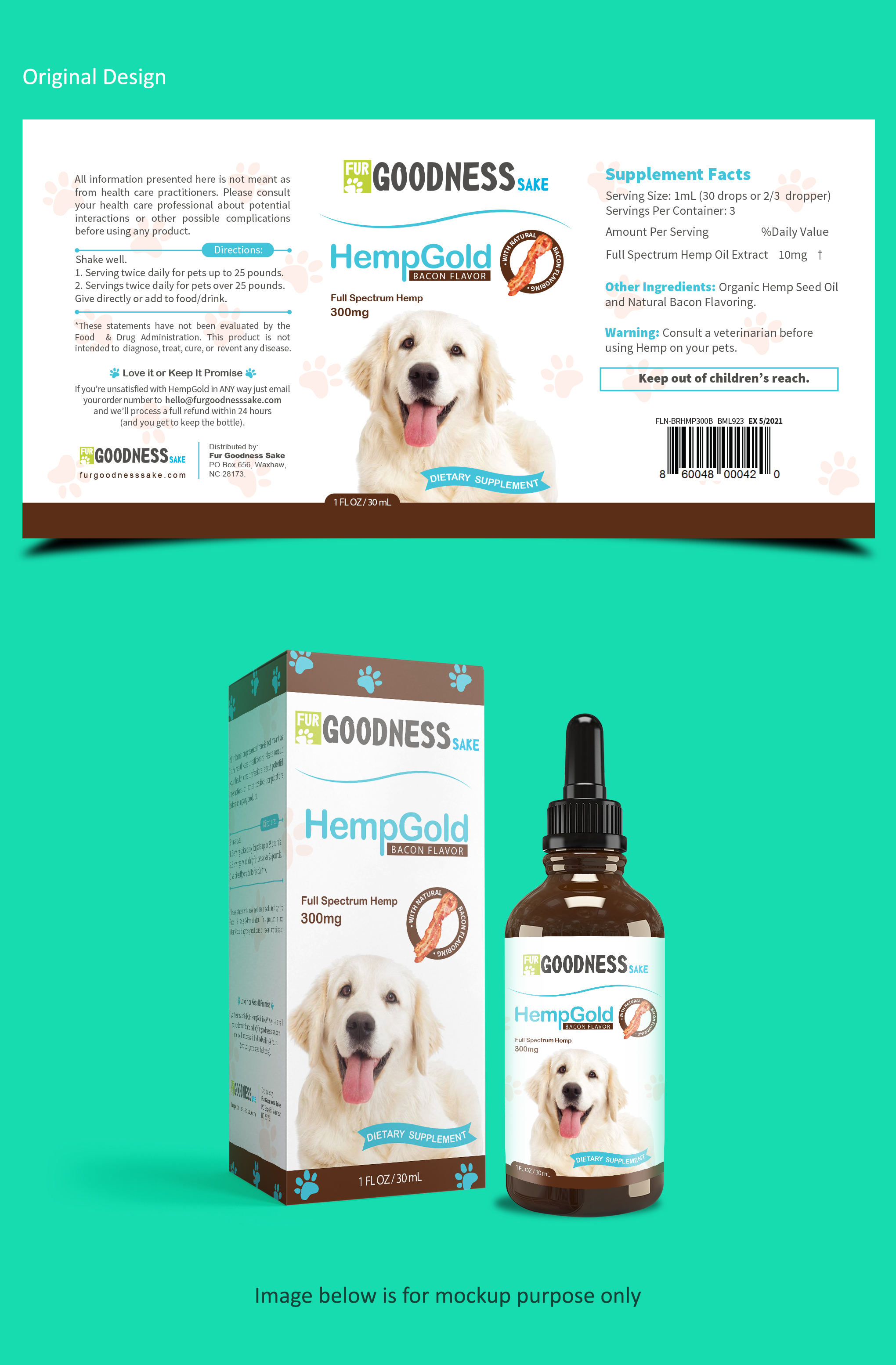 HempGold in Label Design Inspiration by Luxiaa