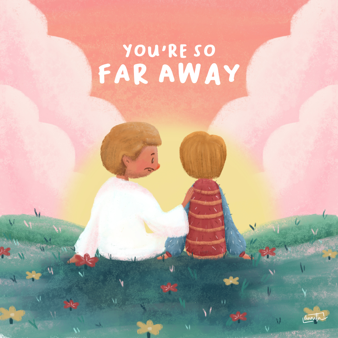 You're so far away by Cosmas Manalu You're so far away in Illustration and Graphics Inspiration by Cosmas Manalu