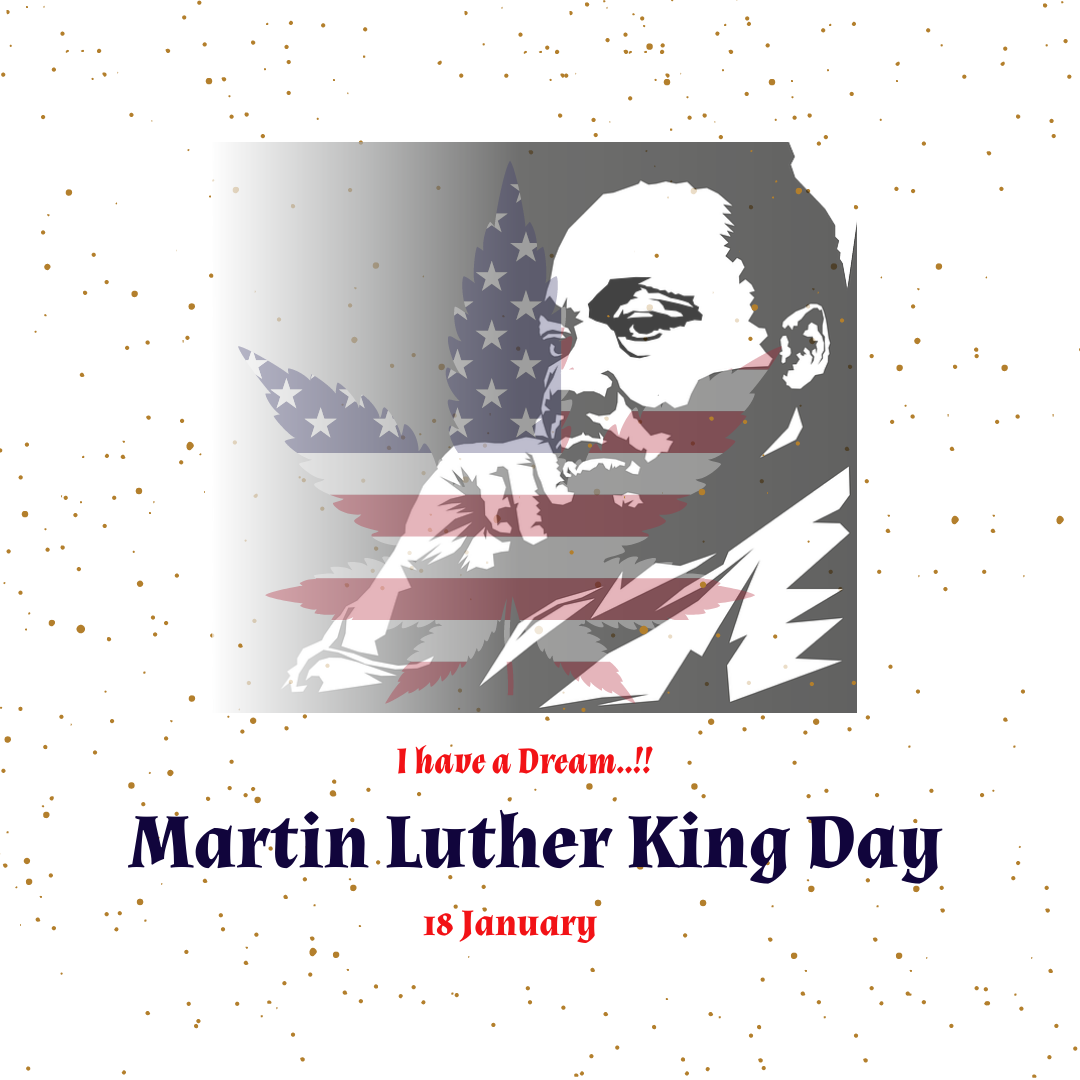 MLK day by Bushra Huq MLK day in Instagram Post Design Inspiration by Bushra Huq