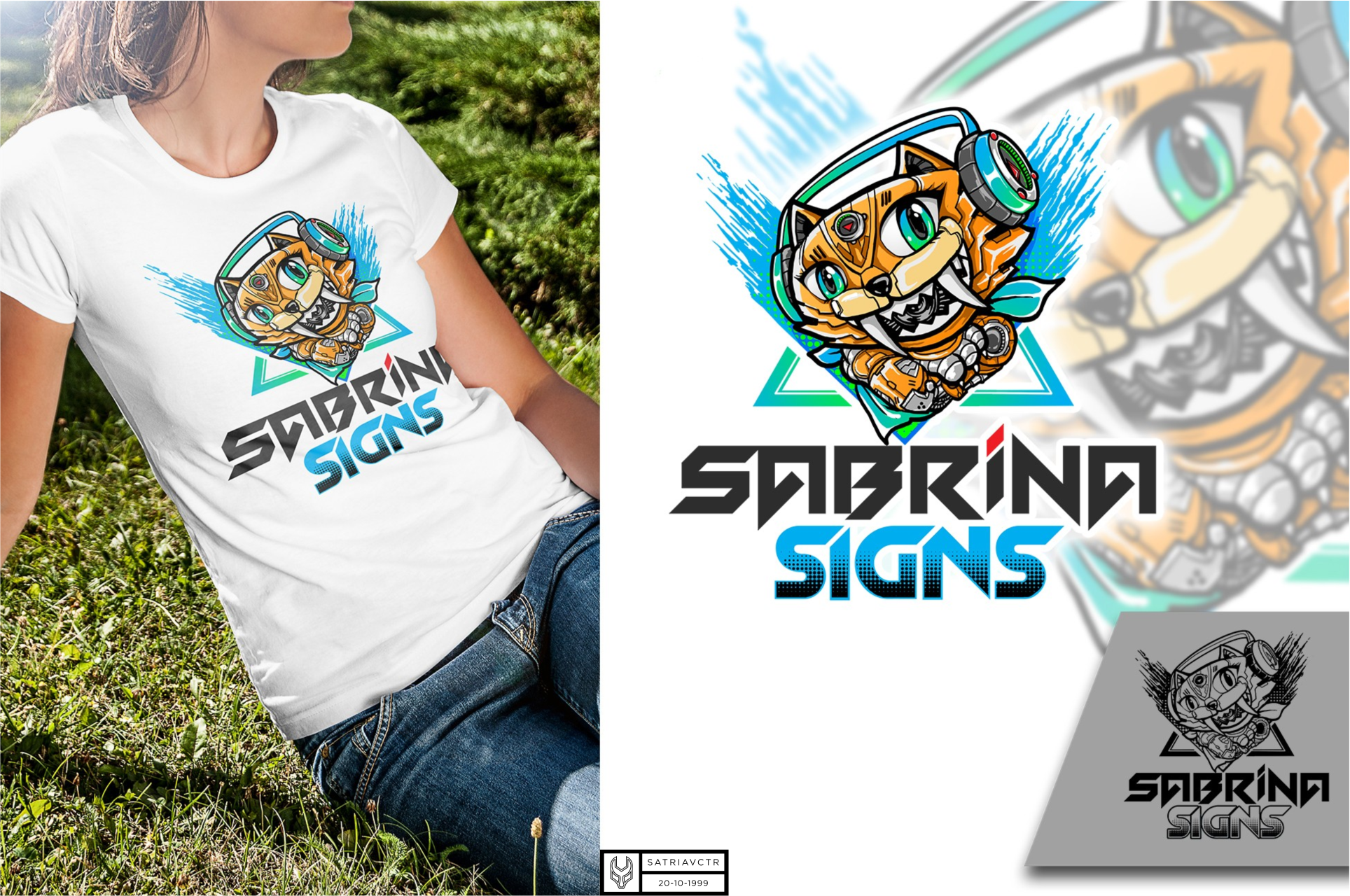 SABRINA SIGNS in T-Shirt Design Inspiration by Satriavctr