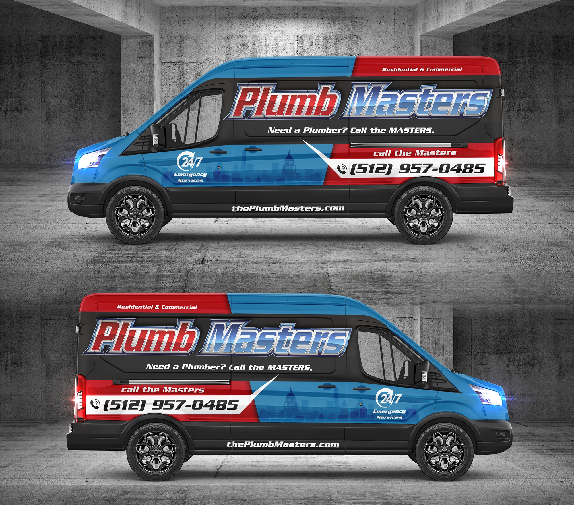 Plumb Master Van Wrap Design by Creativa Plumb Master Van Wrap Design in Vehicle wrap design Inspiration by Creativa