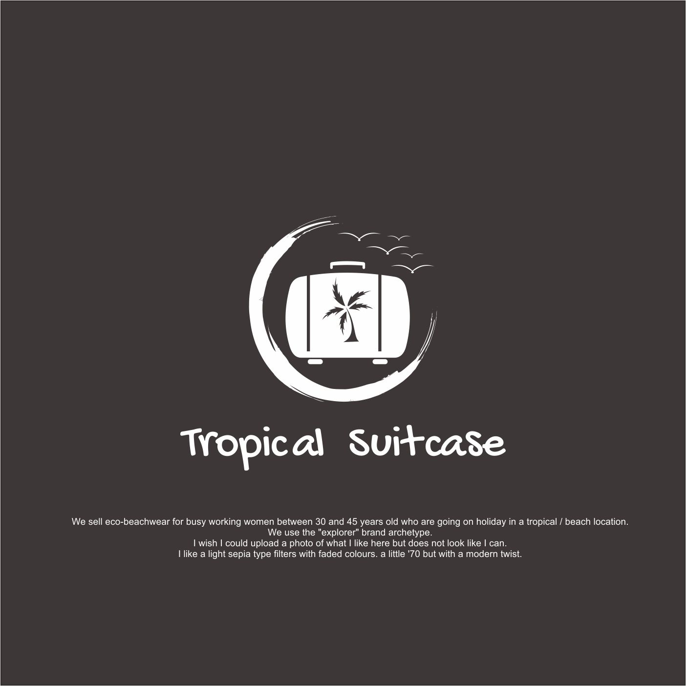 TROPICAL SUITCASE by Evloxx TROPICAL SUITCASE in Logo Design Inspiration by Evloxx