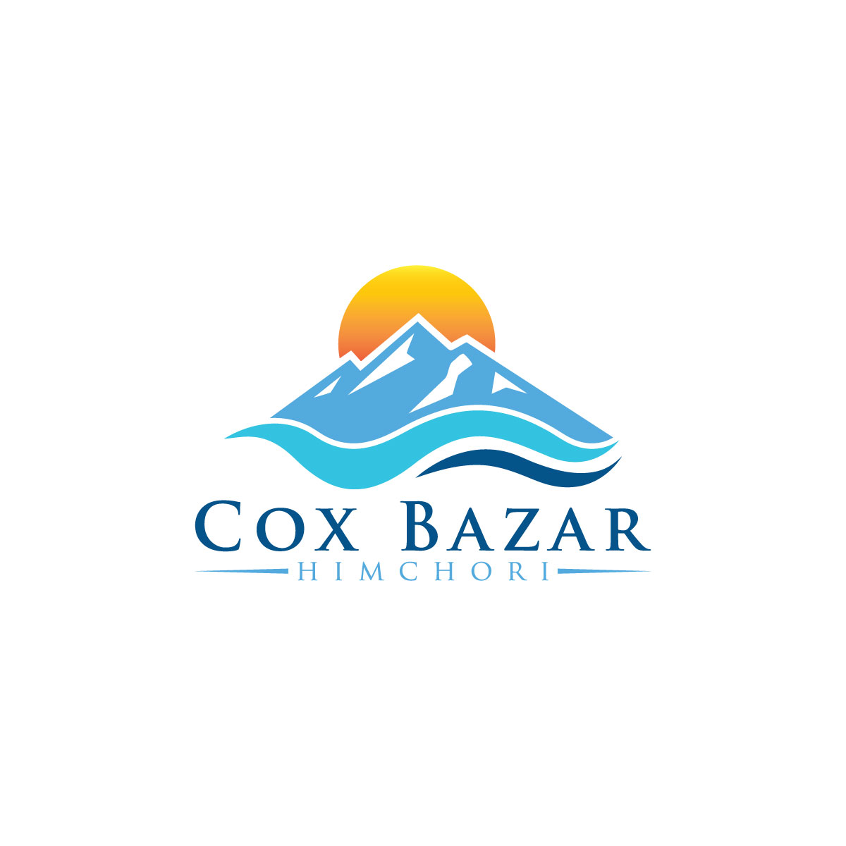 Cox Bazar Himchori by Cmyk Color Design Cox Bazar Himchori in Logo And Business Card Design Inspiration by Cmyk Color Design