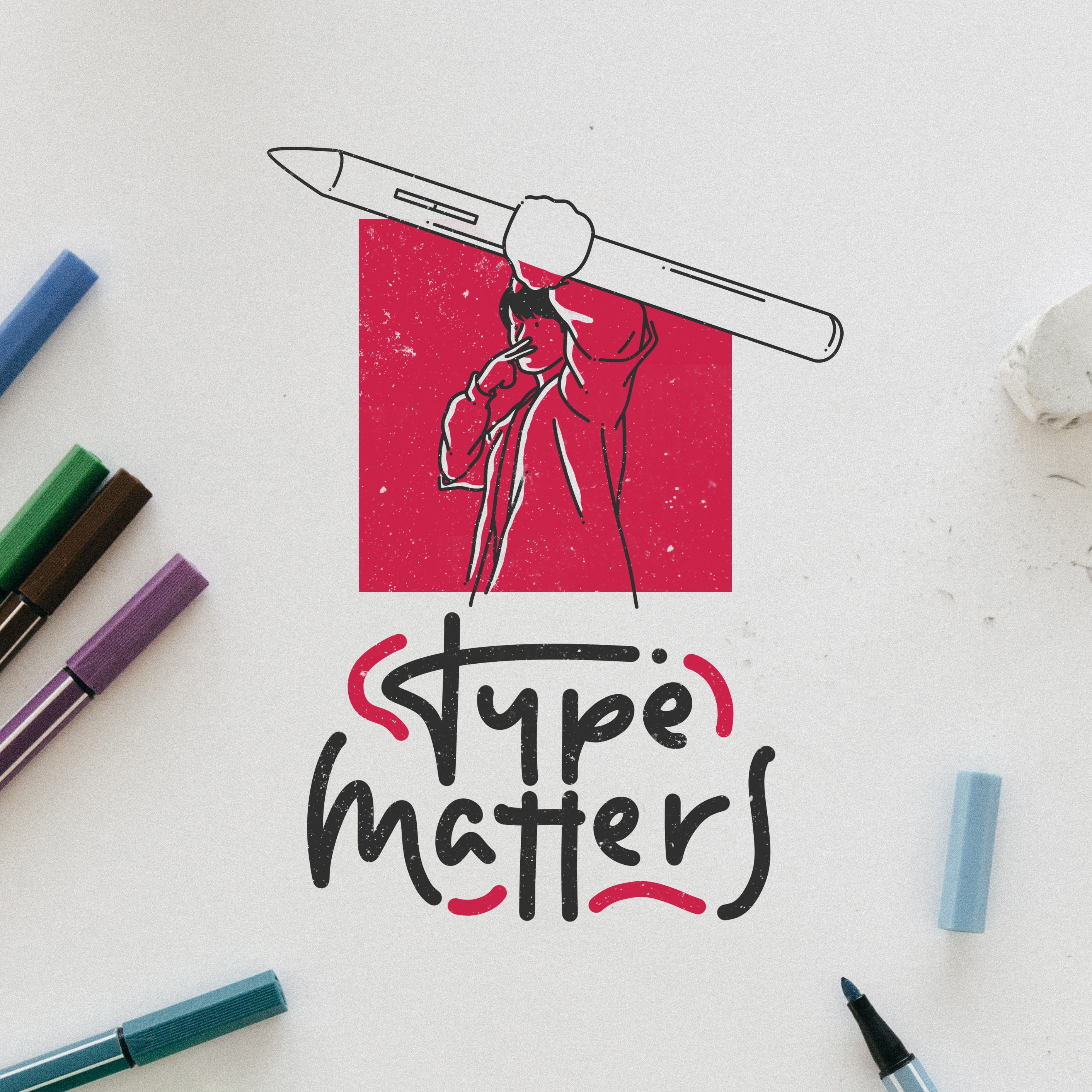 type matters in Hand Lettering Inspiration by Topo.intype