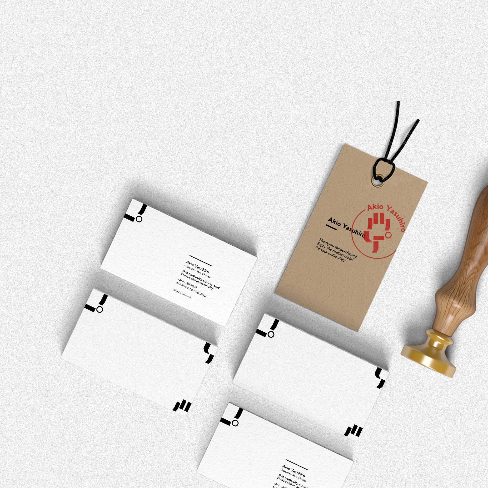 Stationary Kit for Akio Yasuhiro by Hifa Stationary Kit for Akio Yasuhiro in Logo & Brand Identity Inspiration by Hifa