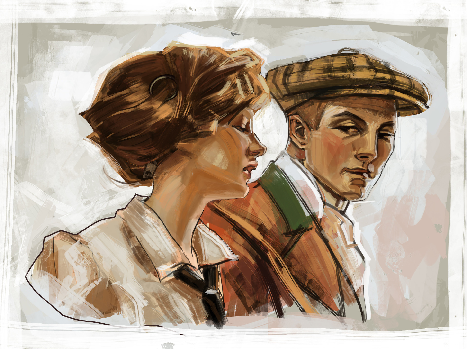 J.C Leyendecker study in Digital Art Inspiration by Alnuha Sharw