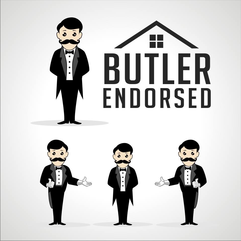 Butler Endorsed by My.ideaz99 Butler Endorsed in Logo Design Inspiration by My.ideaz99