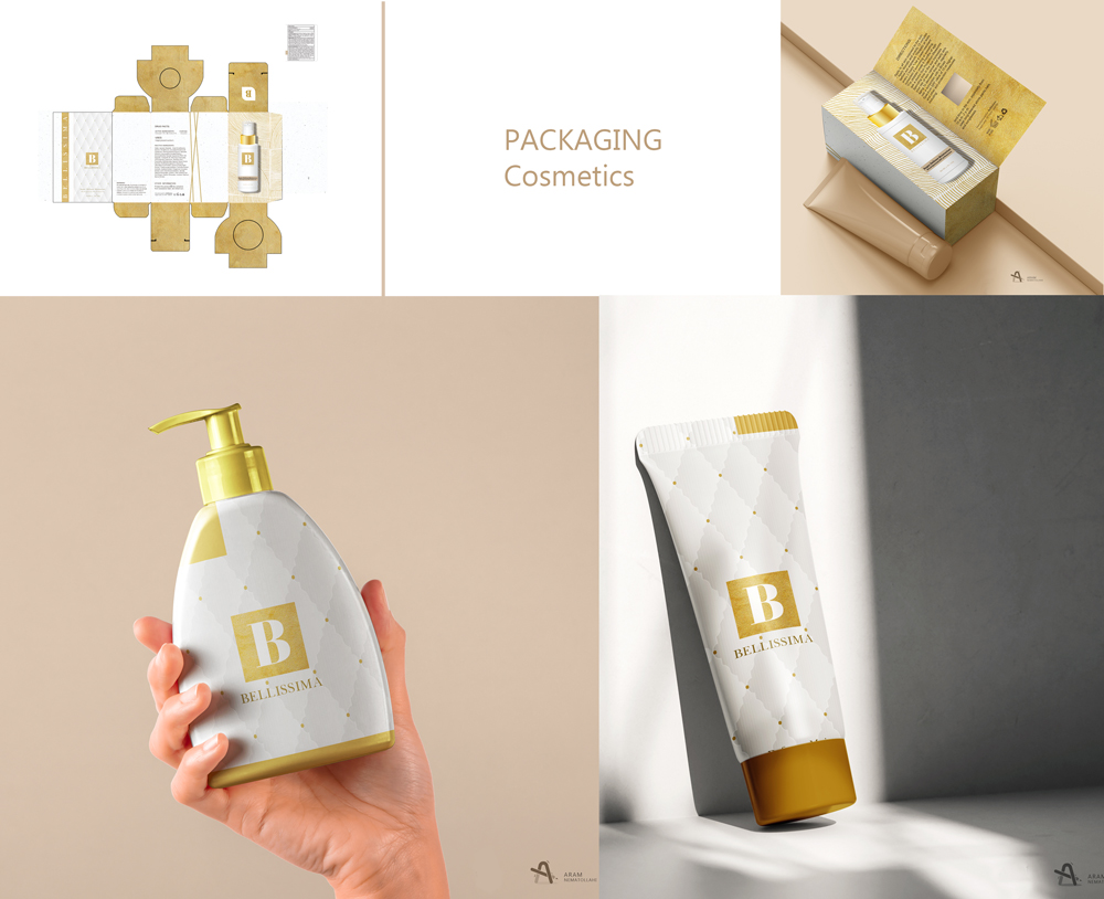 Cosmetic Packaging Designe by Aram Cosmetic Packaging Designe in Packaging Design Inspiration by Aram