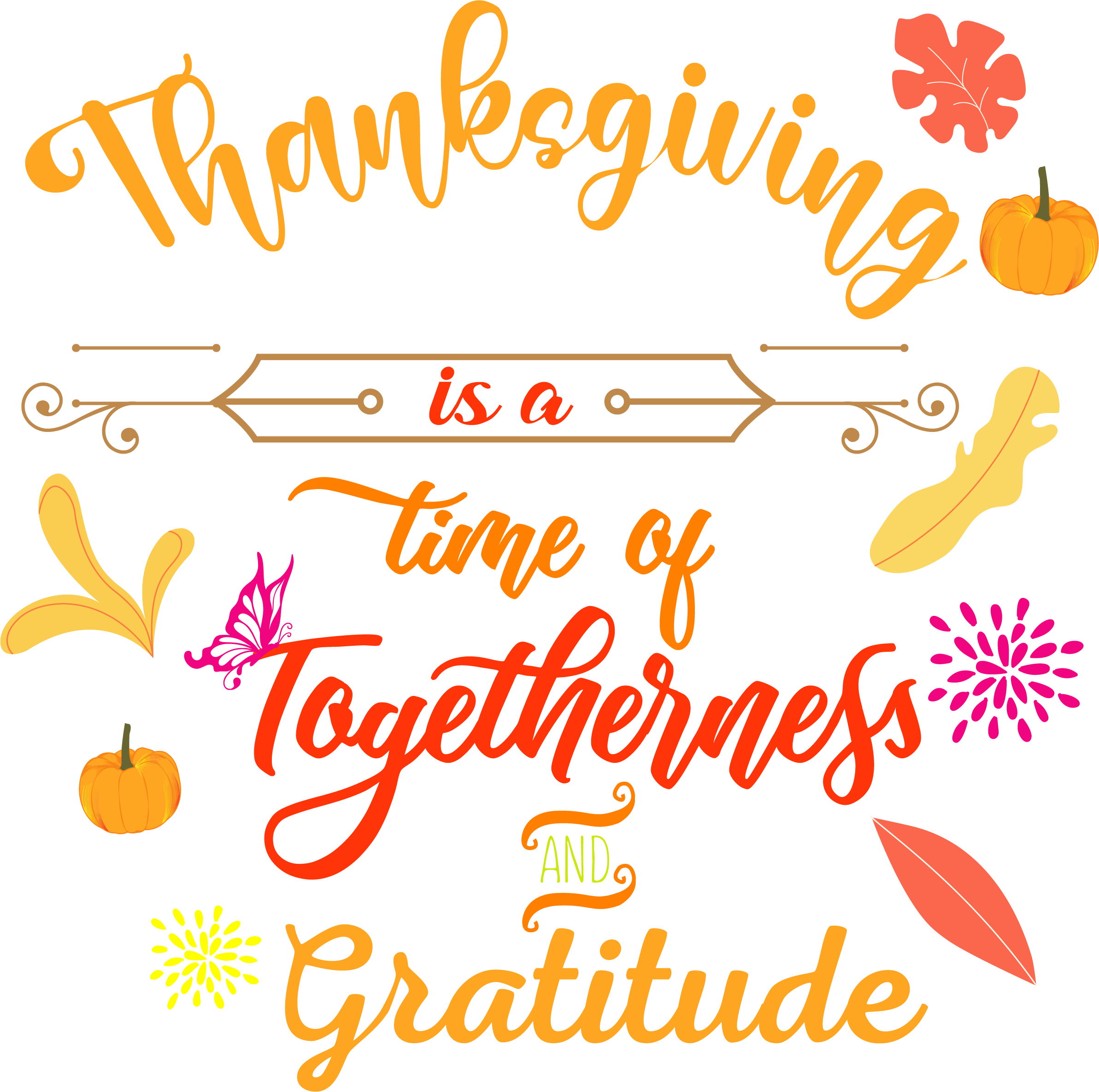 It’s Time For Thanksgiving by Snehalata Mitra It’s Time For Thanksgiving in Lettering Art Inspiration by Snehalata Mitra