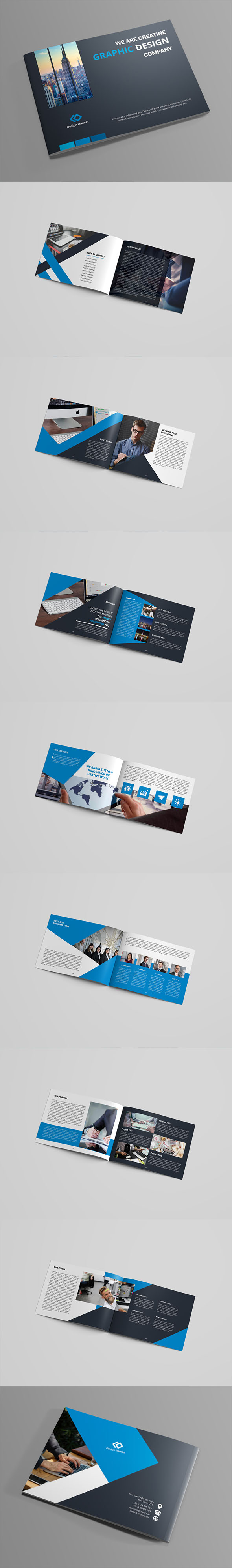 Brochure Design in Brochure Design Inspiration by Bulbul