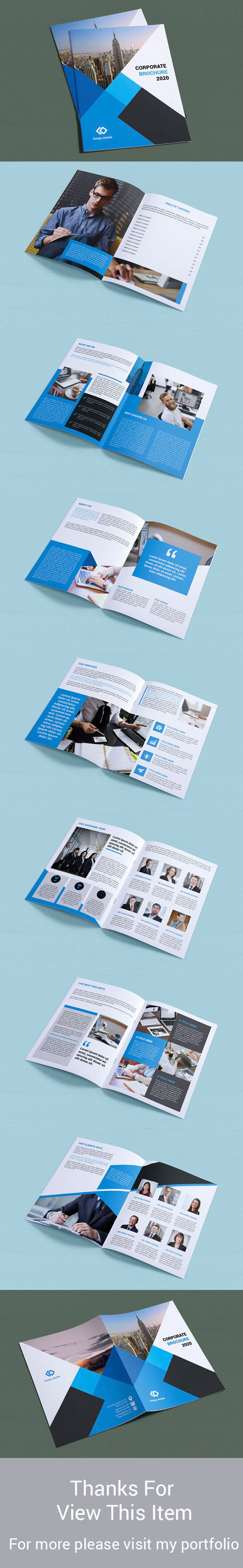 Brochure Design in Brochure Design Inspiration by Bulbul