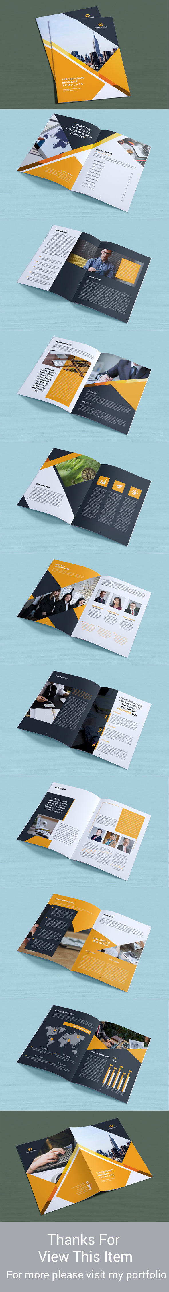 Brochure Design in Brochure Design Inspiration by Bulbul